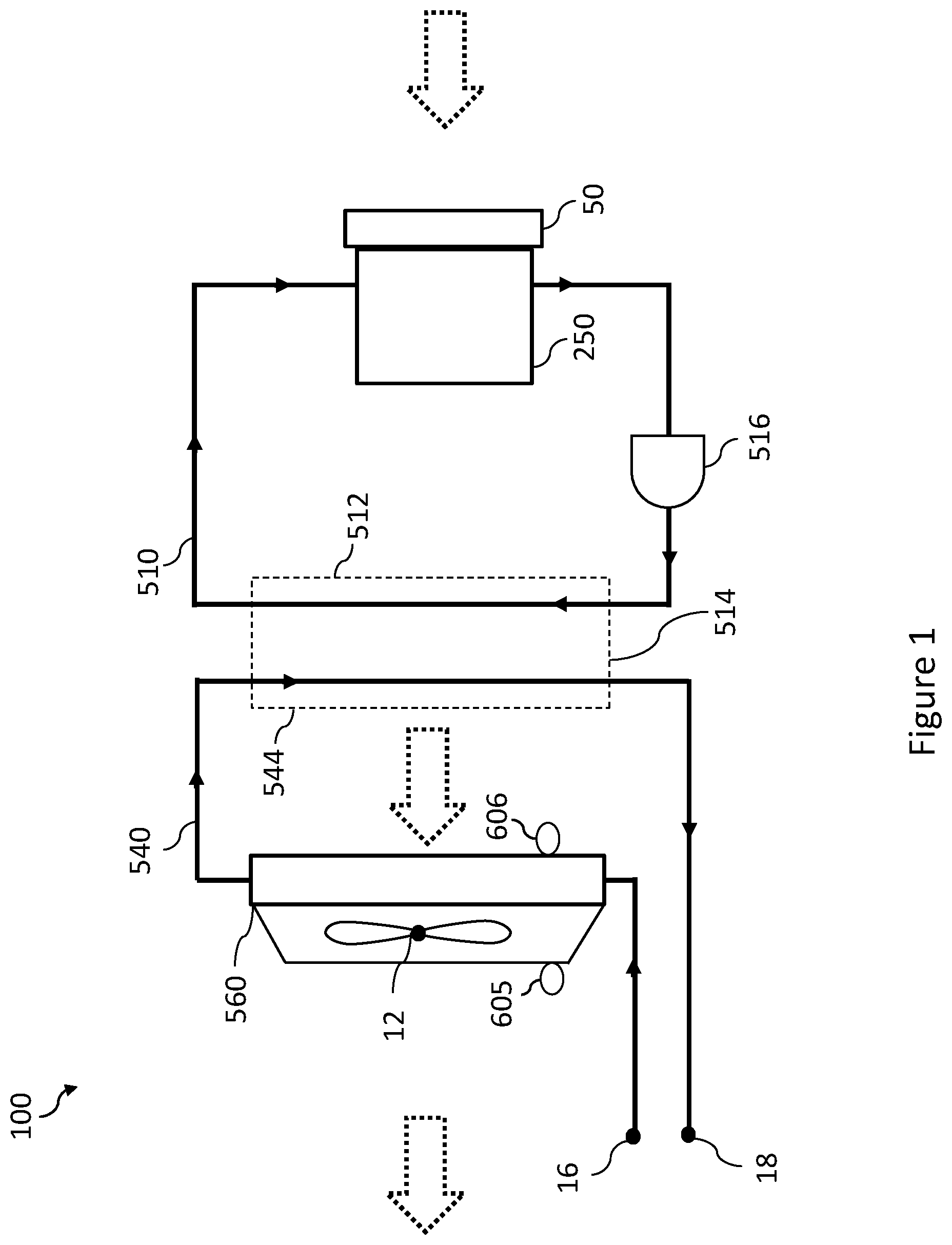 Patent US12588169 — Method for controlling a cooling system for autonomous cooling of a rack — Figure 1