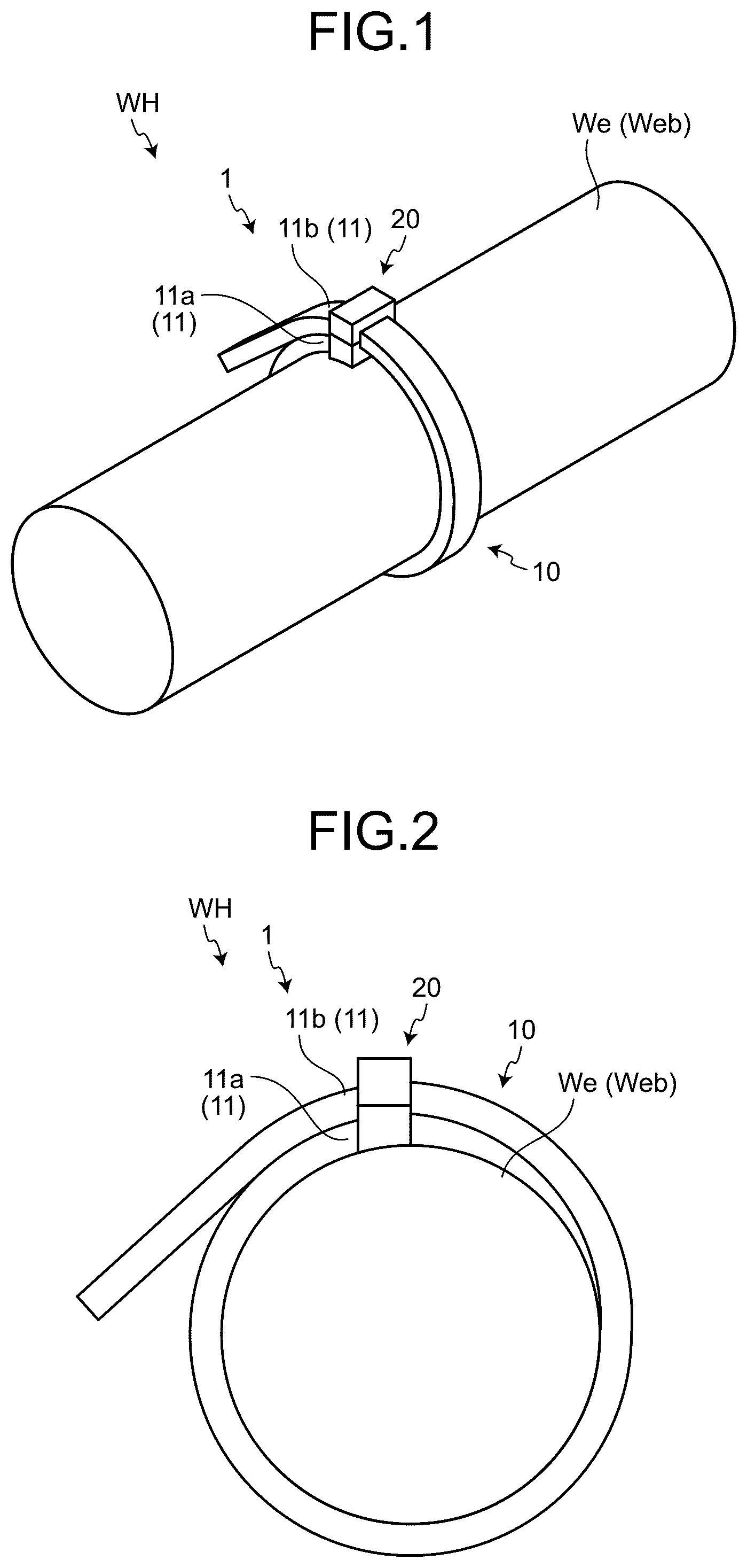 Patent US12588175 Figure 1 – Noise reduction tool and wire harness