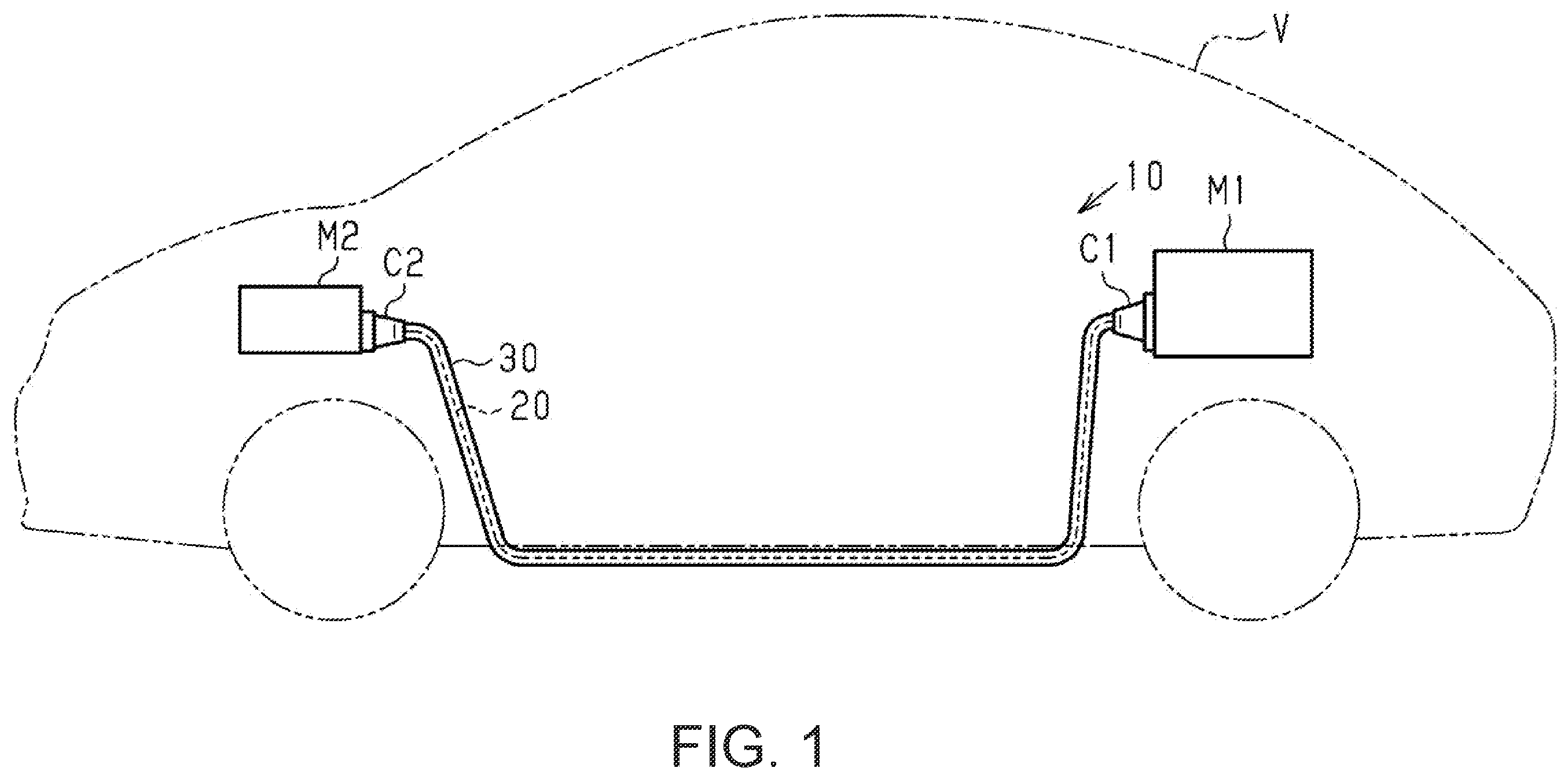 Patent US12588177 — Wire harness — Figure 1