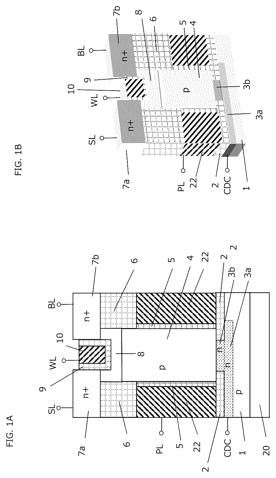 Patent US12588186 — Memory device using semiconductor element — Figure 1