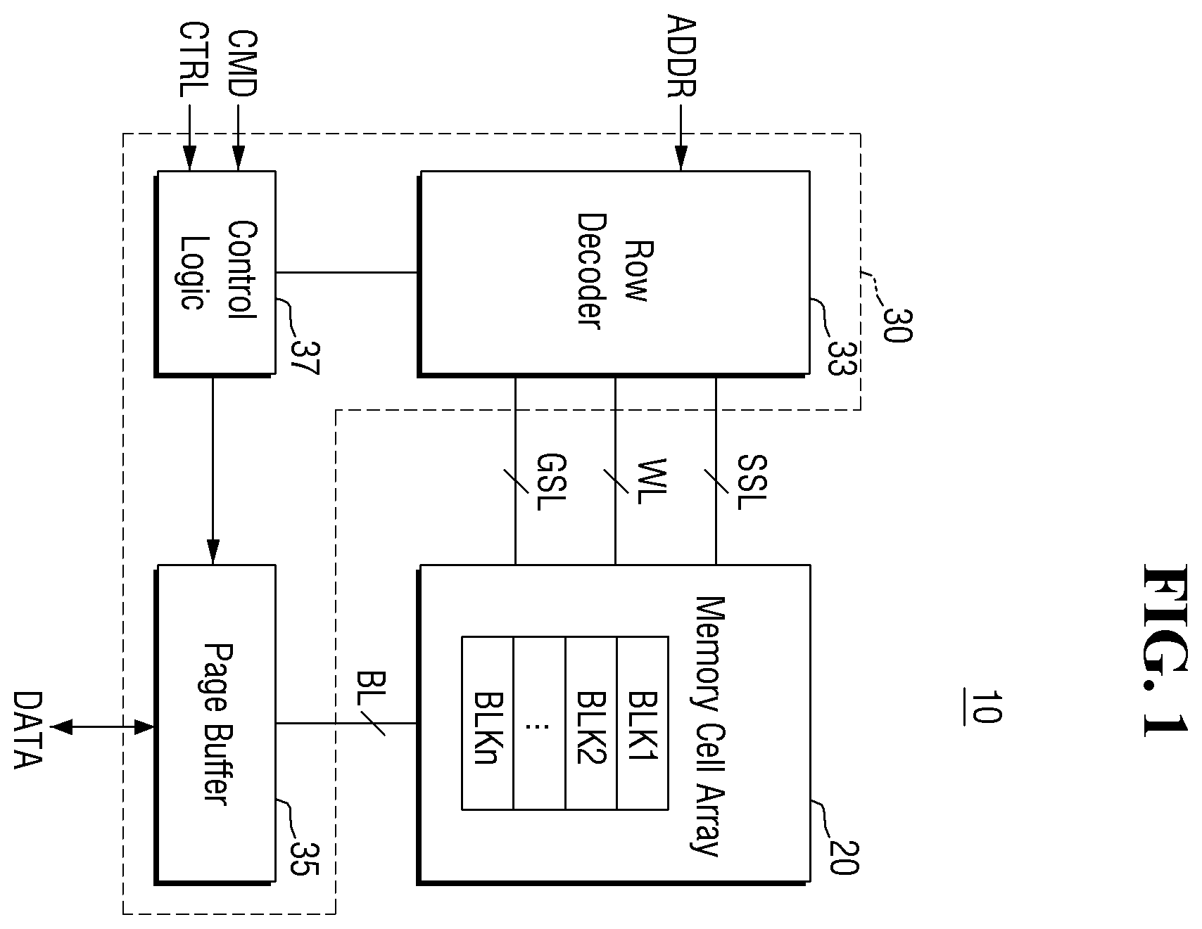 Patent US12588199 — Non-volatile memory device and electronic system including the same — Figure 1