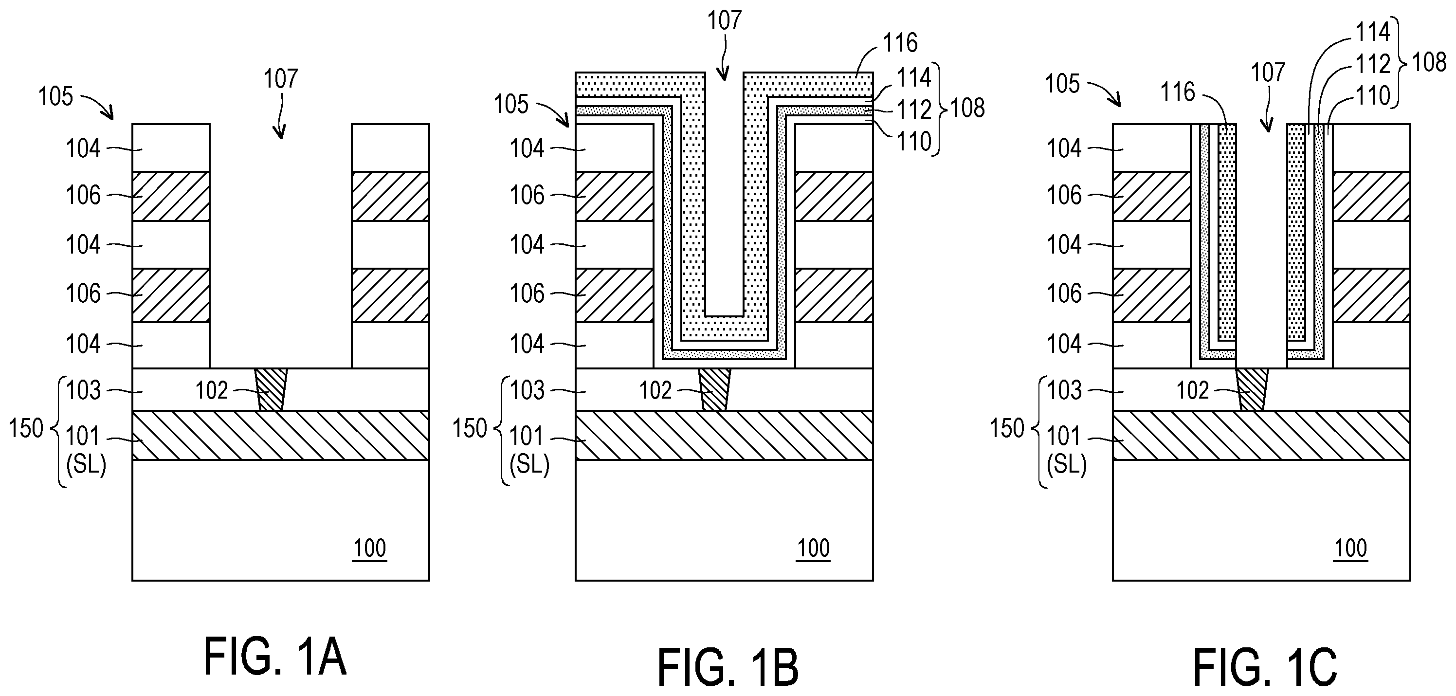 Patent US12588201 Figure 1 – Memory device with increased density and method of fabricating the same