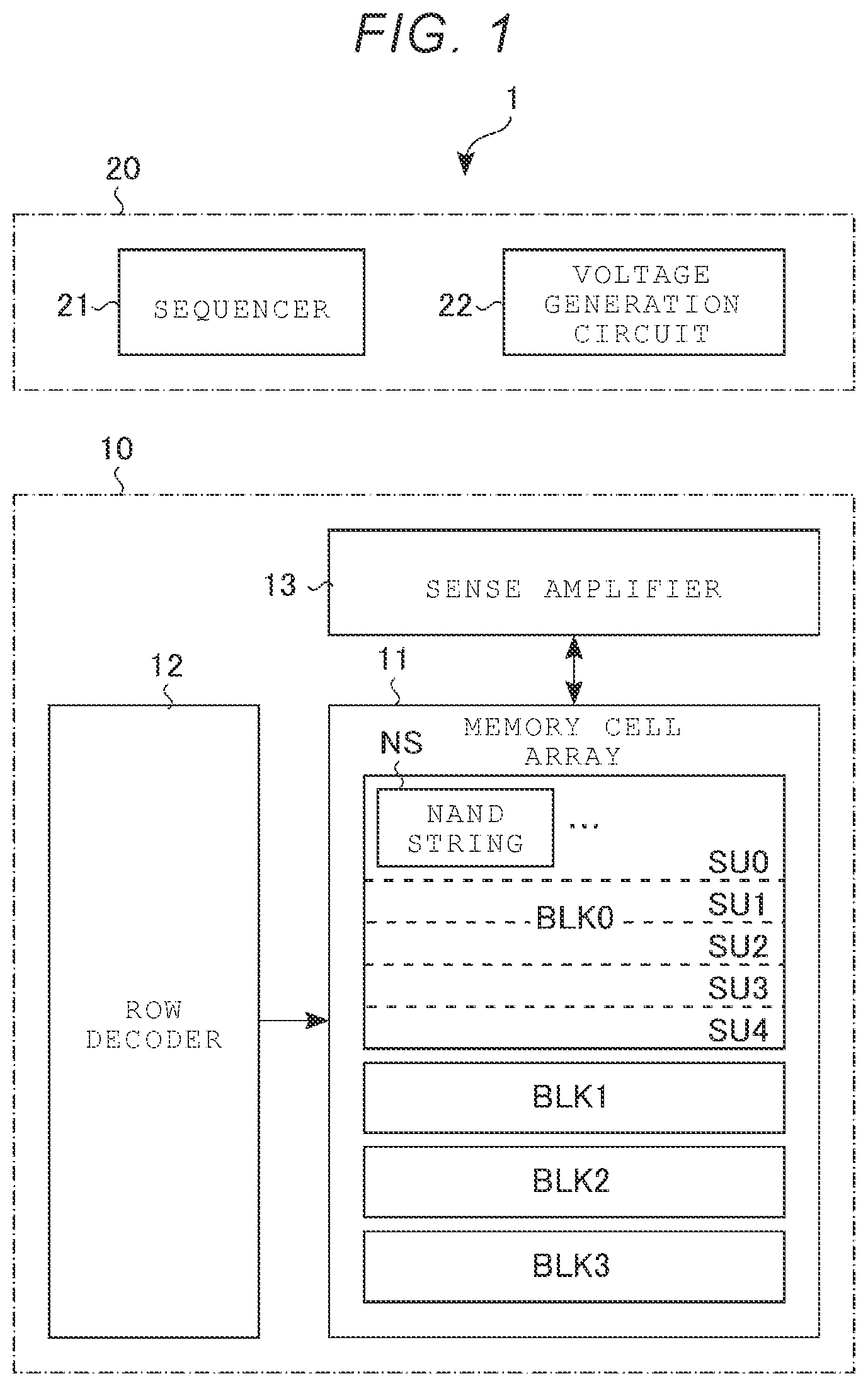 Patent US12588210 — Semiconductor memory device — Figure 1