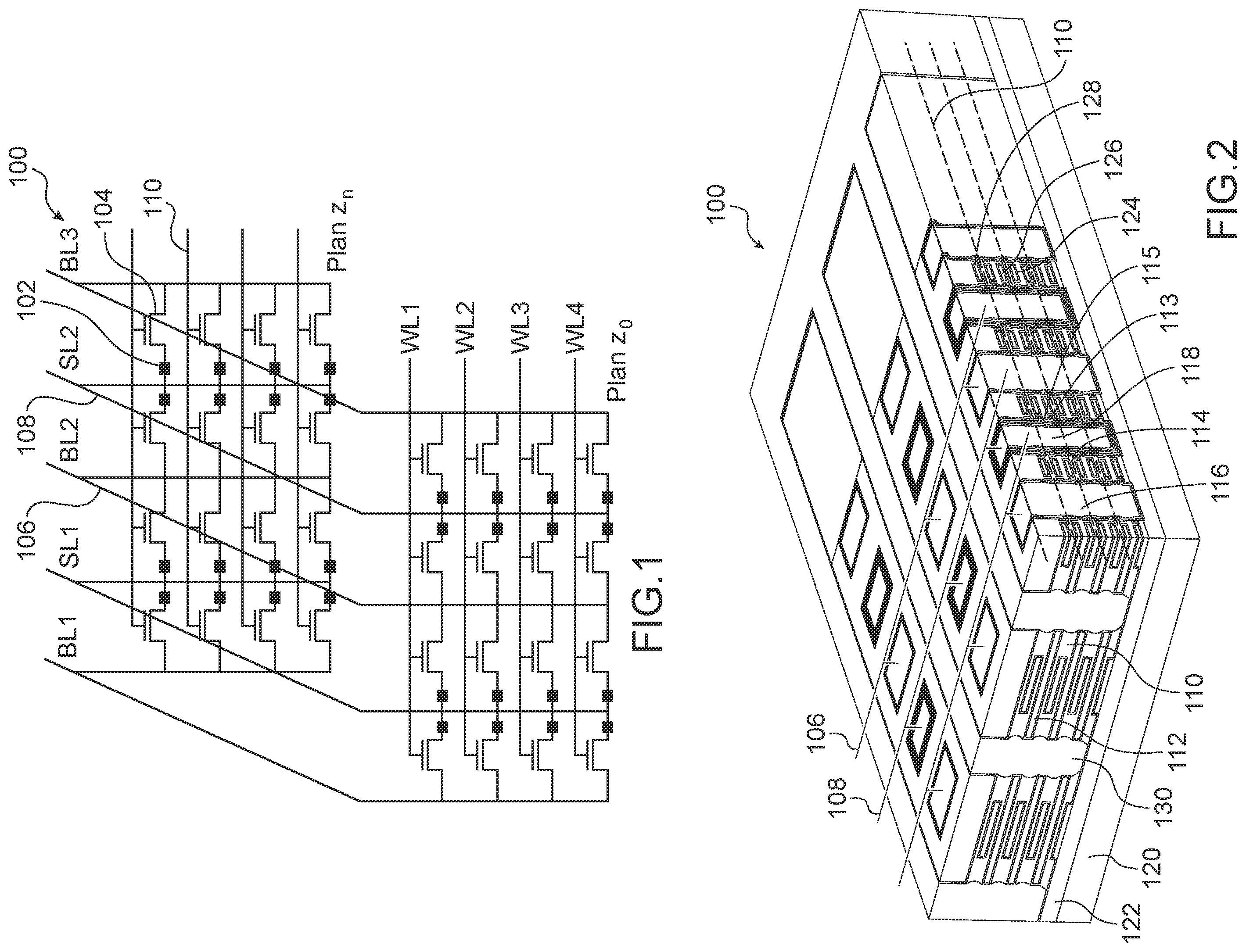 Patent US12588220 — 1TIR memory with a 3D structure — Figure 1