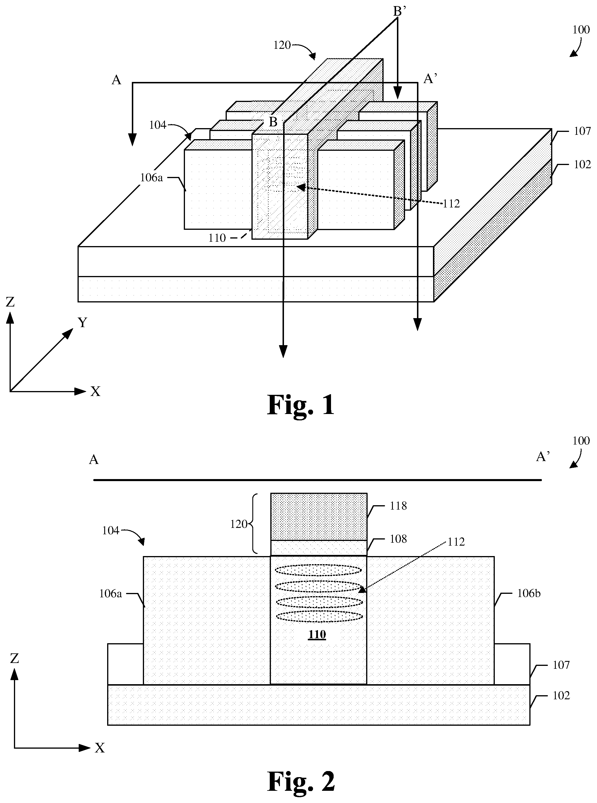 Patent US12588223 — FinFET MOS capacitor — Figure 1