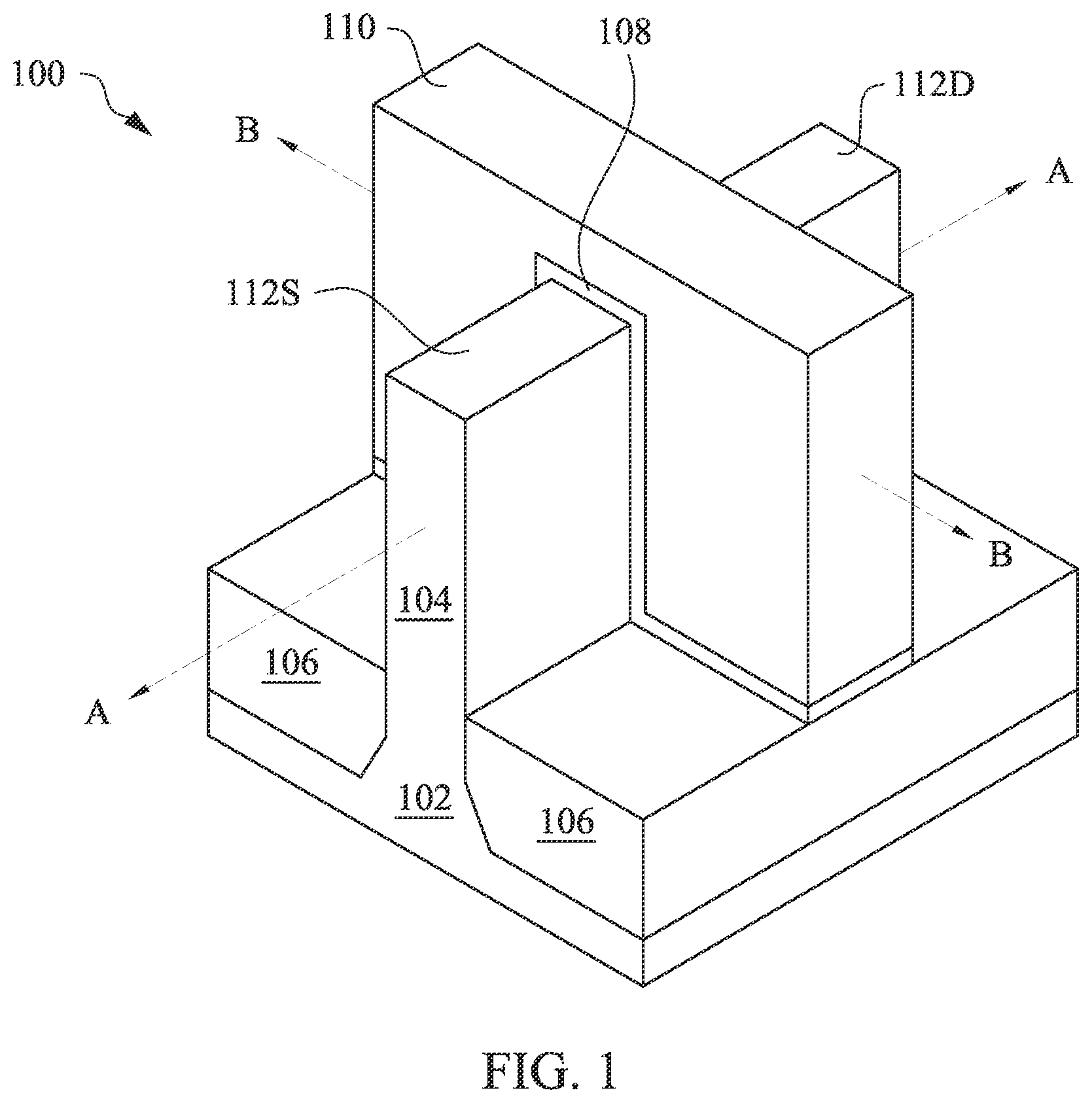 Patent US12588230 — Silicon layer-based silicide contacts — Figure 1