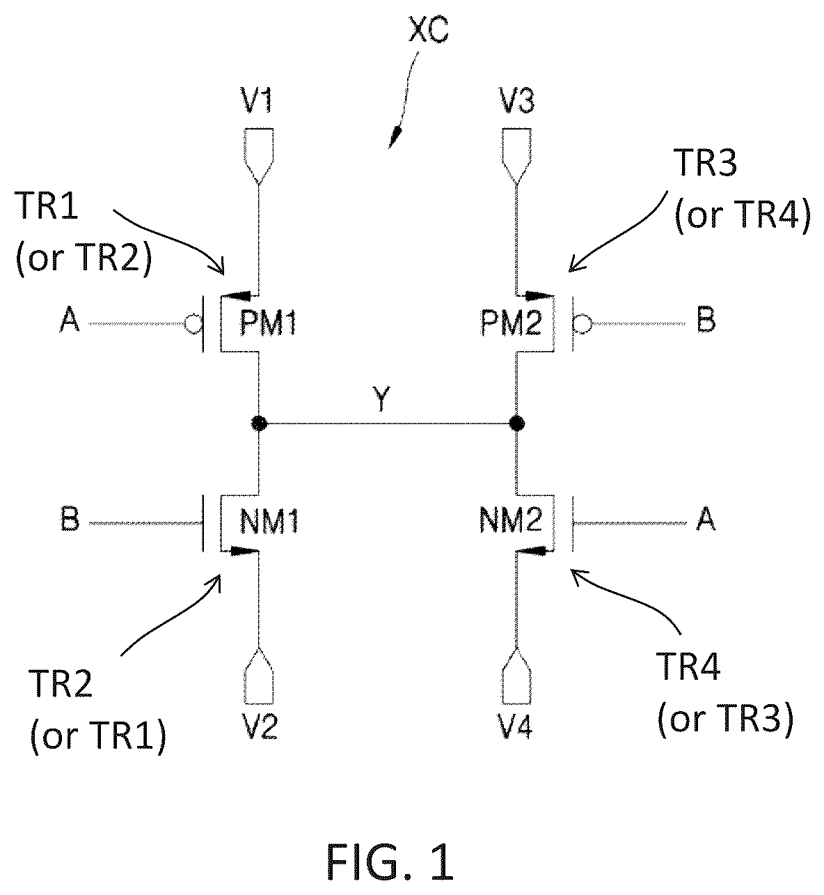 Patent US12588249 Figure 1 – Integrated circuit devices including a cross-coupled structure