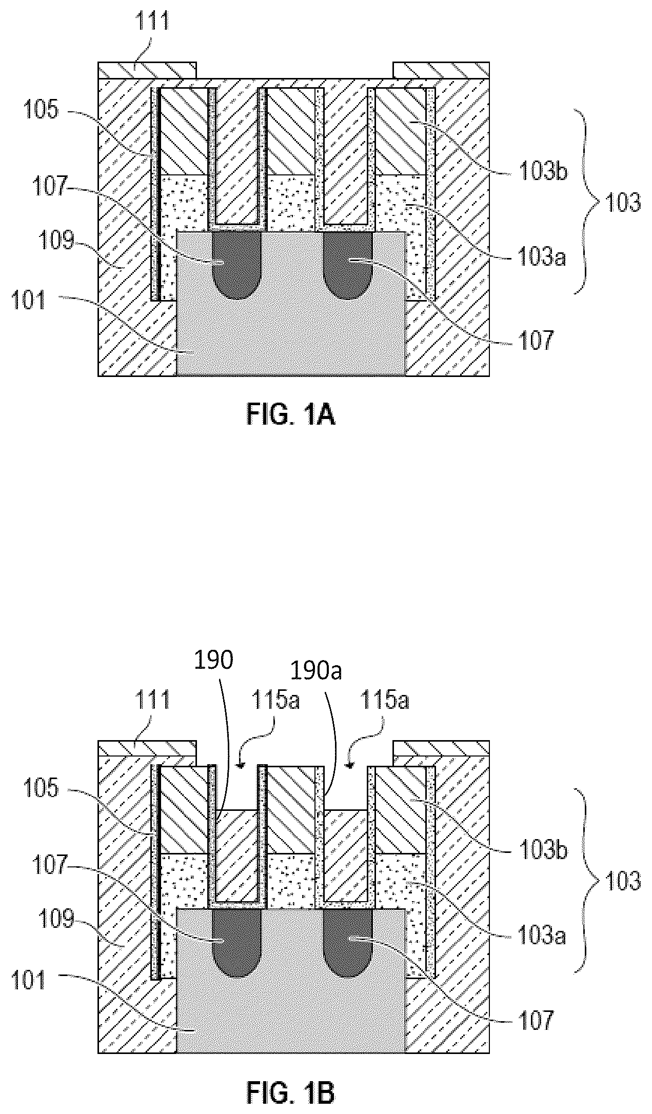 Patent US12588262 — Sacrificial gate capping layer for gate protection during source/drain contact opening — Figure 1