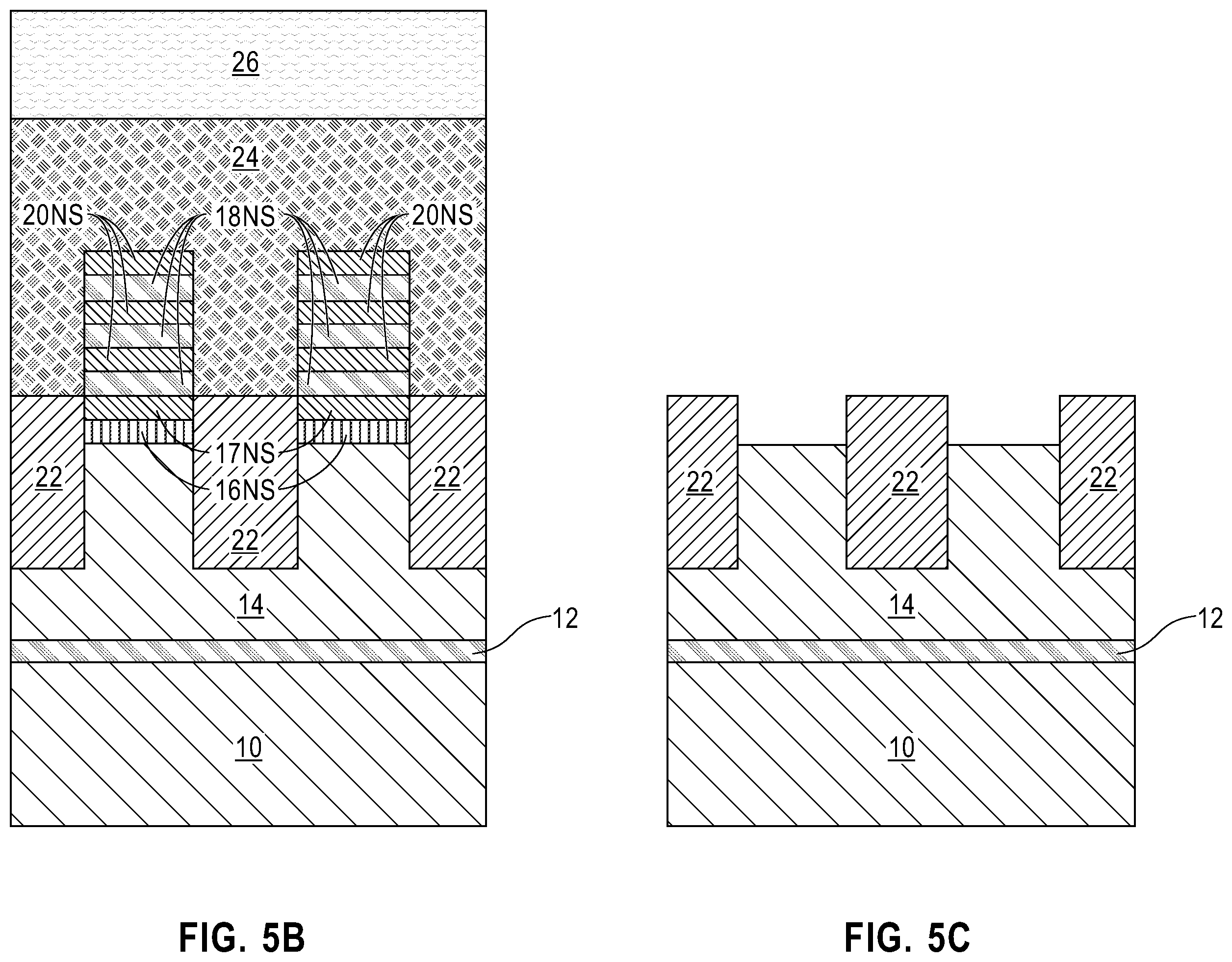 Patent US12588265 Figure 8 – Semiconductor structure with enhanced placeholder position margin