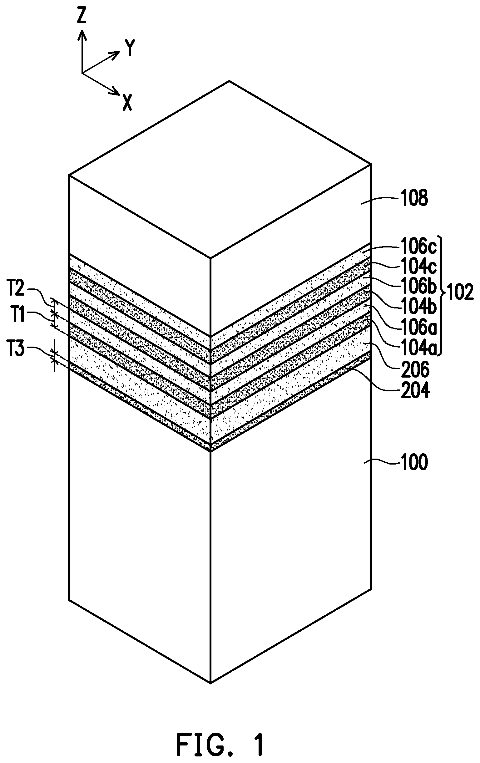 Patent US12588267 — Semiconductor device and method of forming the same — Figure 1