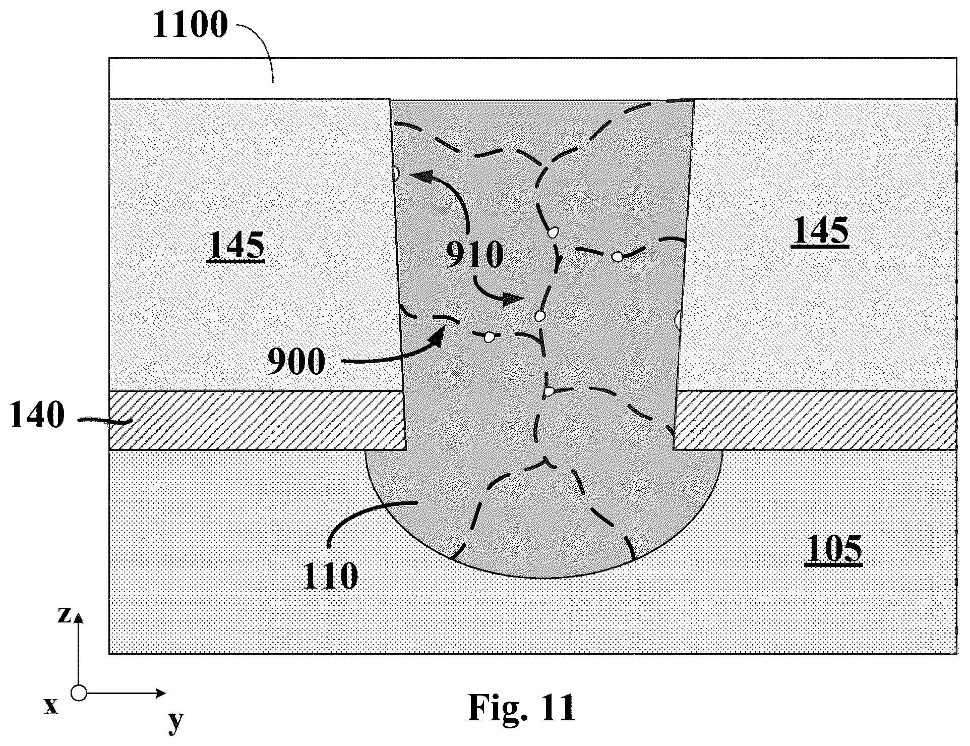 Patent US12588268 Figure 13 – Liner-free conductive structures