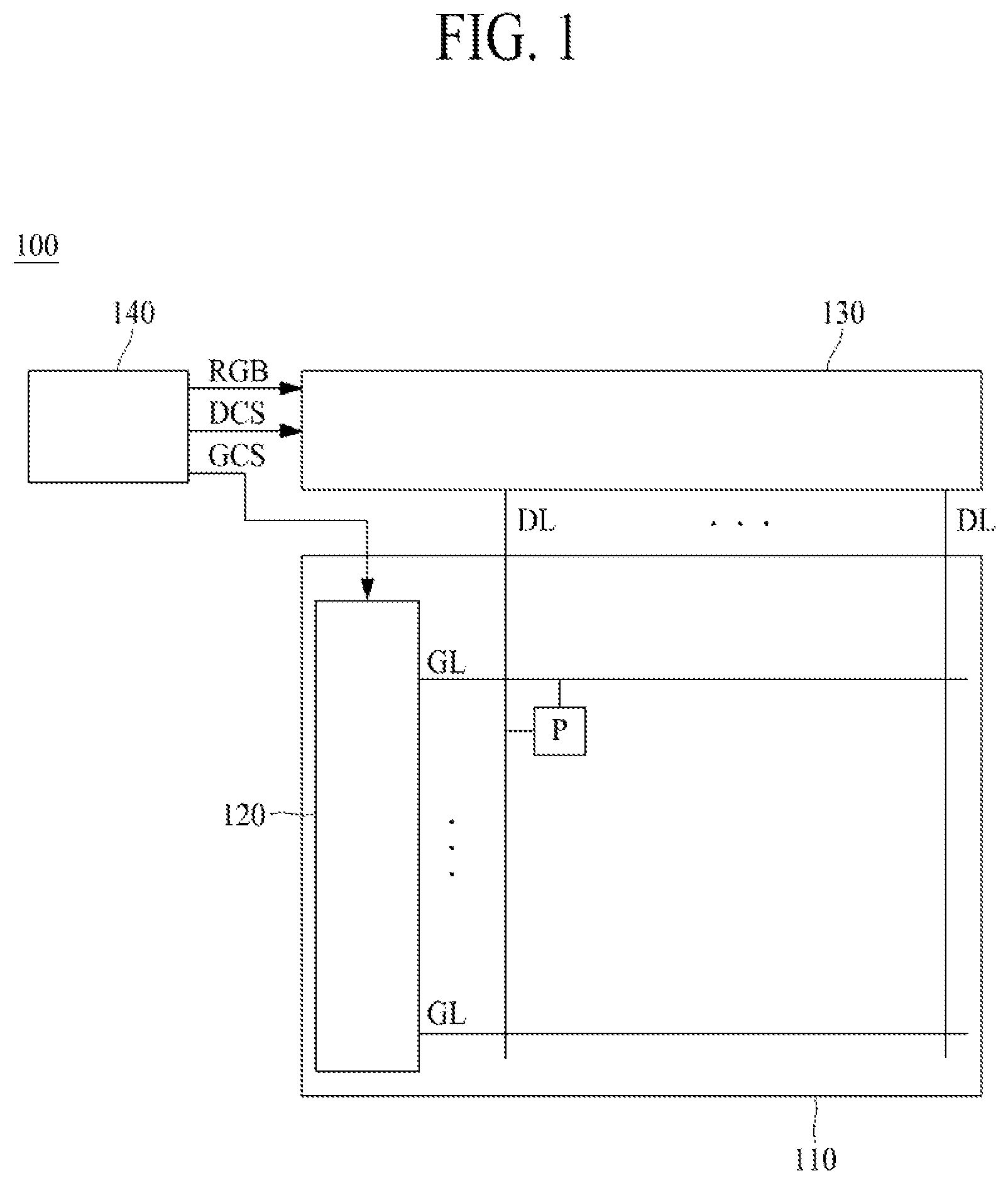 Patent US12588281 — Display apparatus comprising thin film transistor — Figure 1