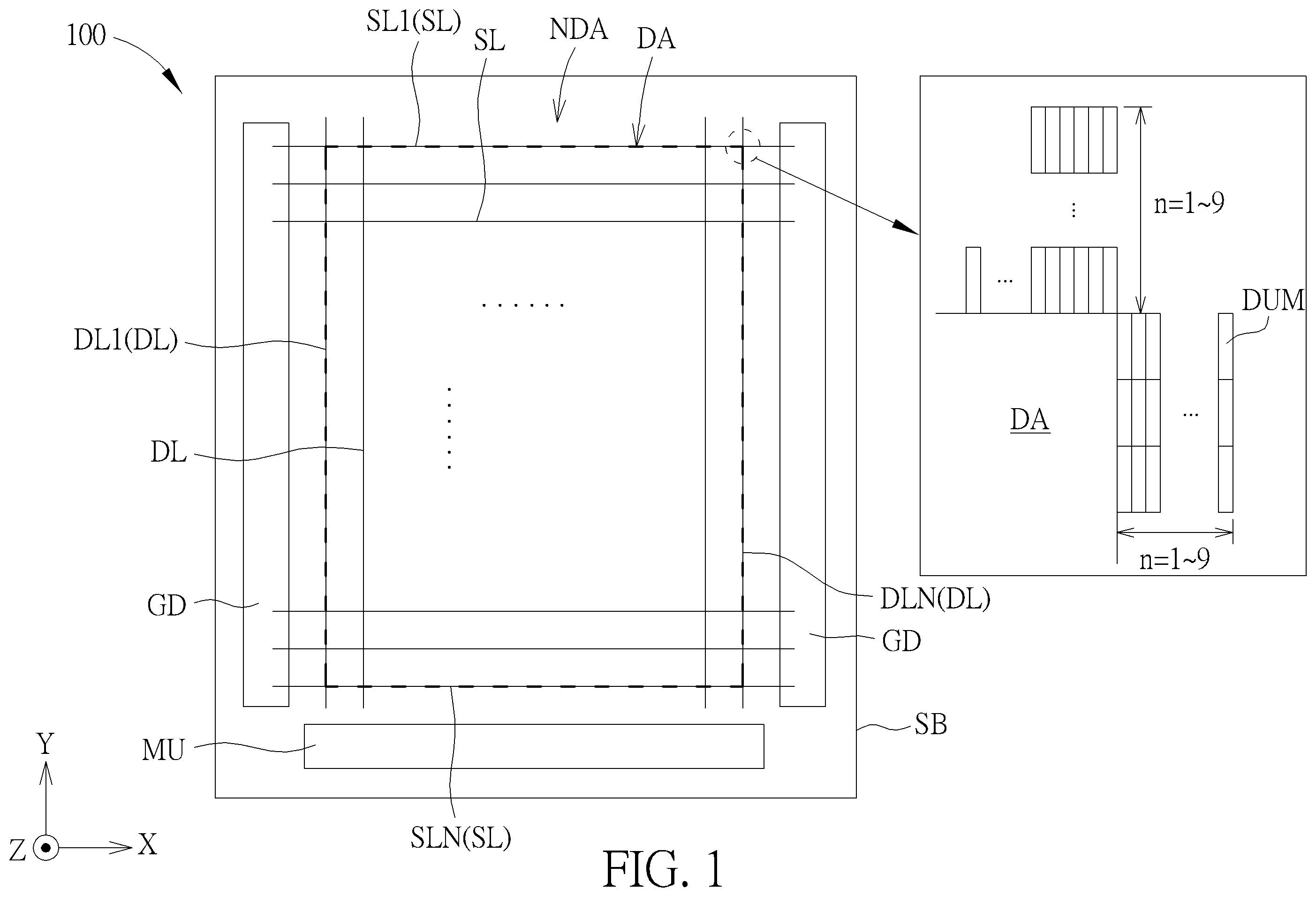 Patent US12588289 — Electronic device — Figure 1
