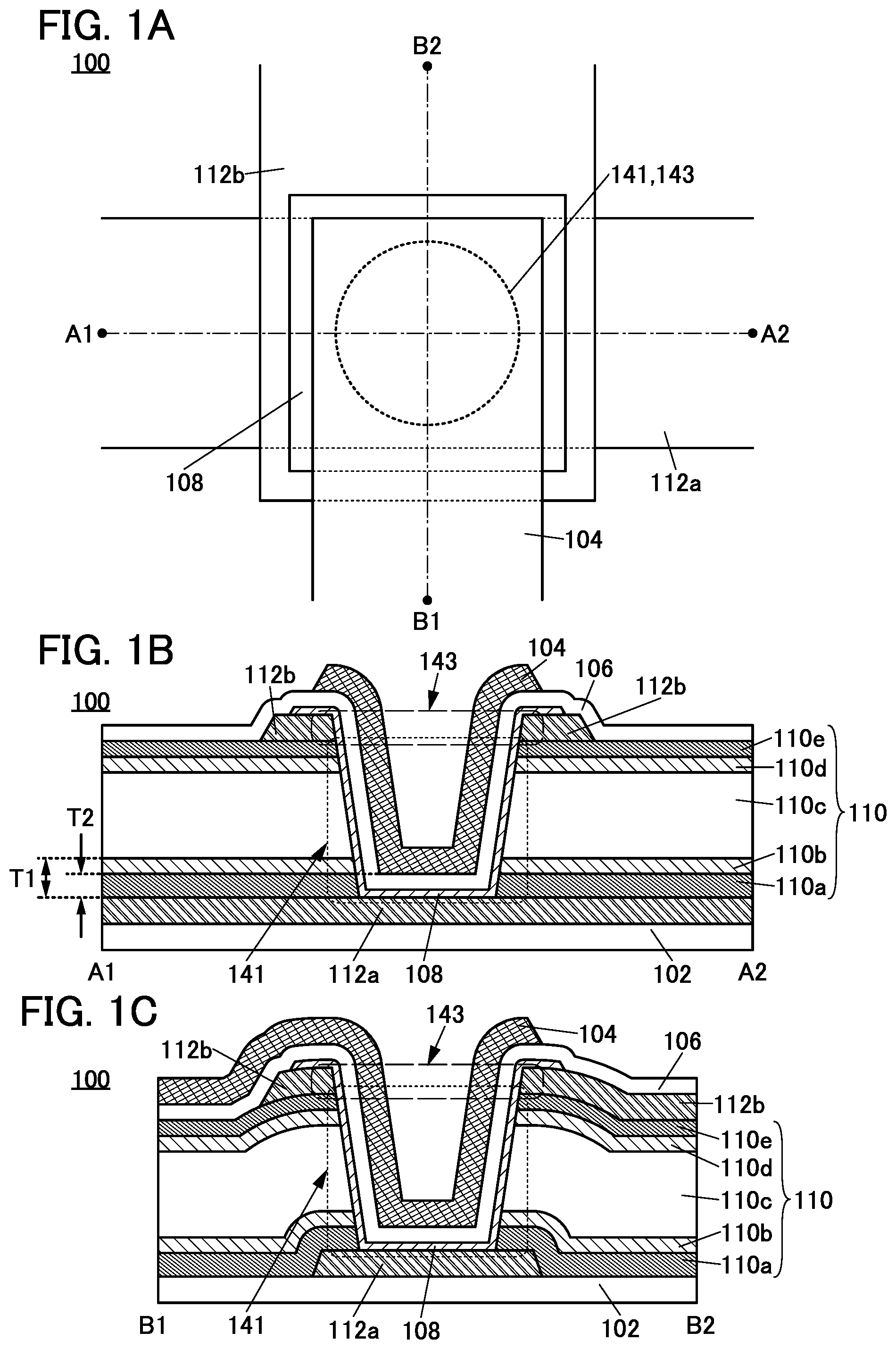 Patent US12588290 — Semiconductor device and method for manufacturing the semiconductor device — Figure 1