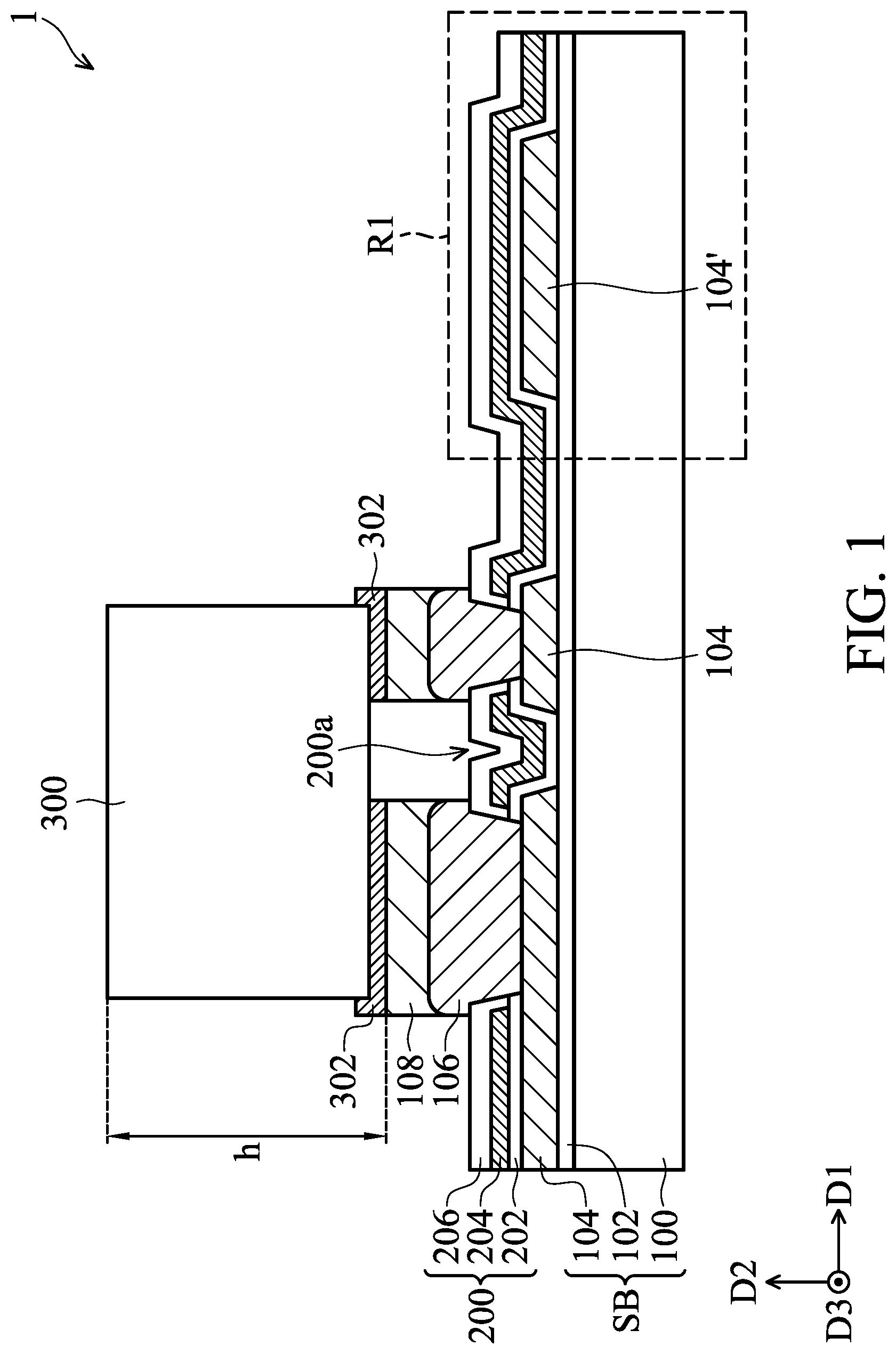 Patent US12588318 — Electronic device — Figure 1