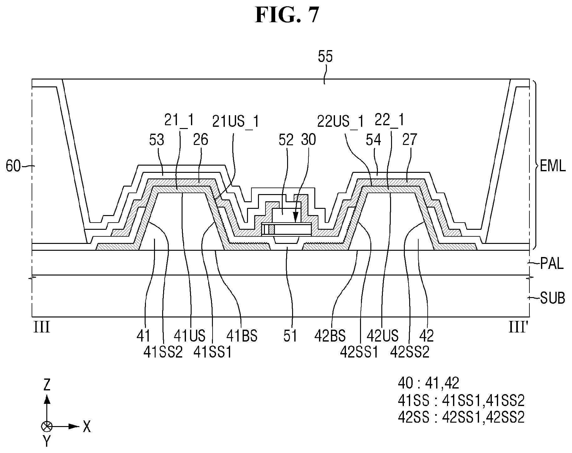 Patent US12588325 Figure 8 – Display device