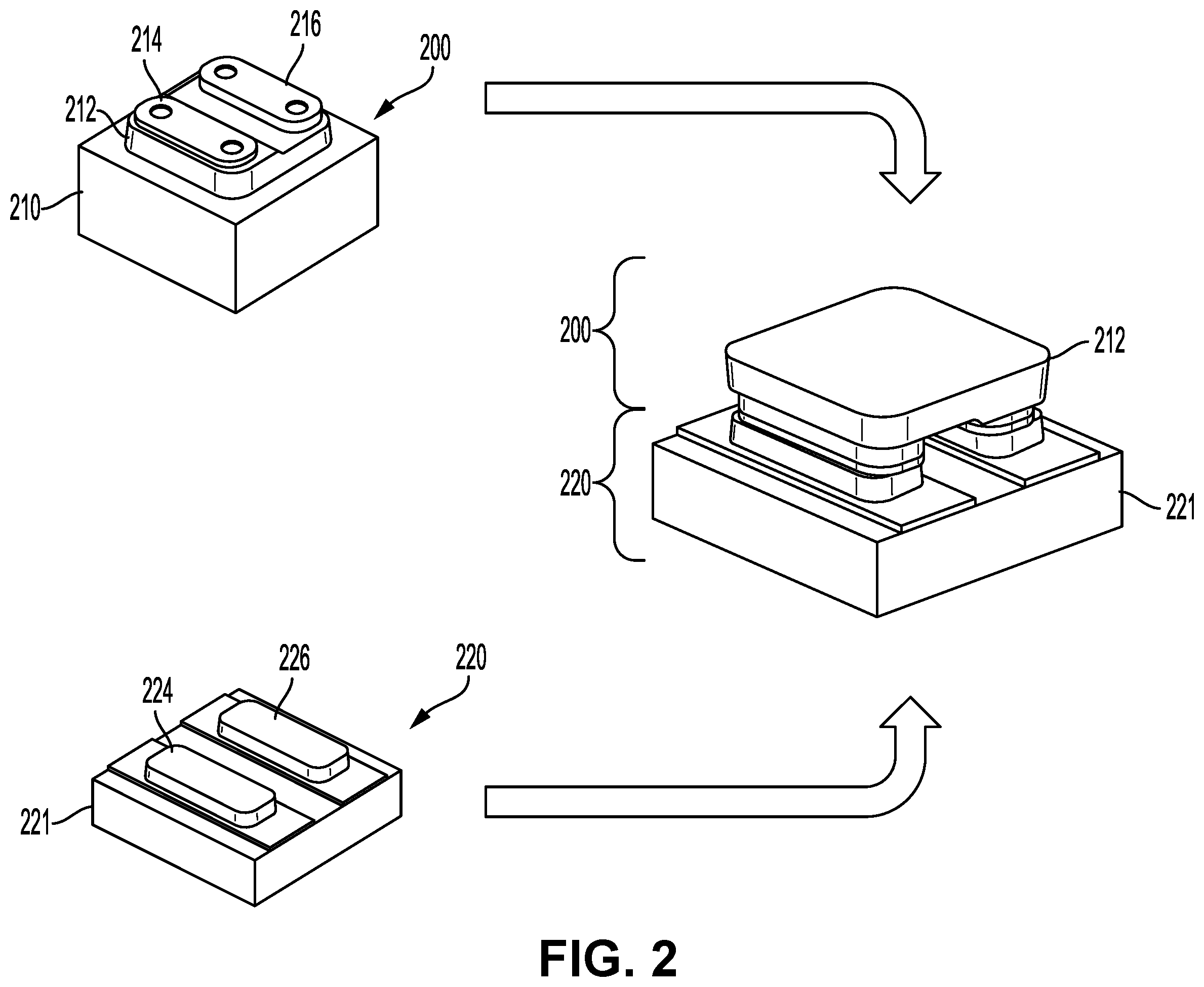 Patent US12588329 Figure 2 – High-density micro-LED arrays with reflective sidewalls