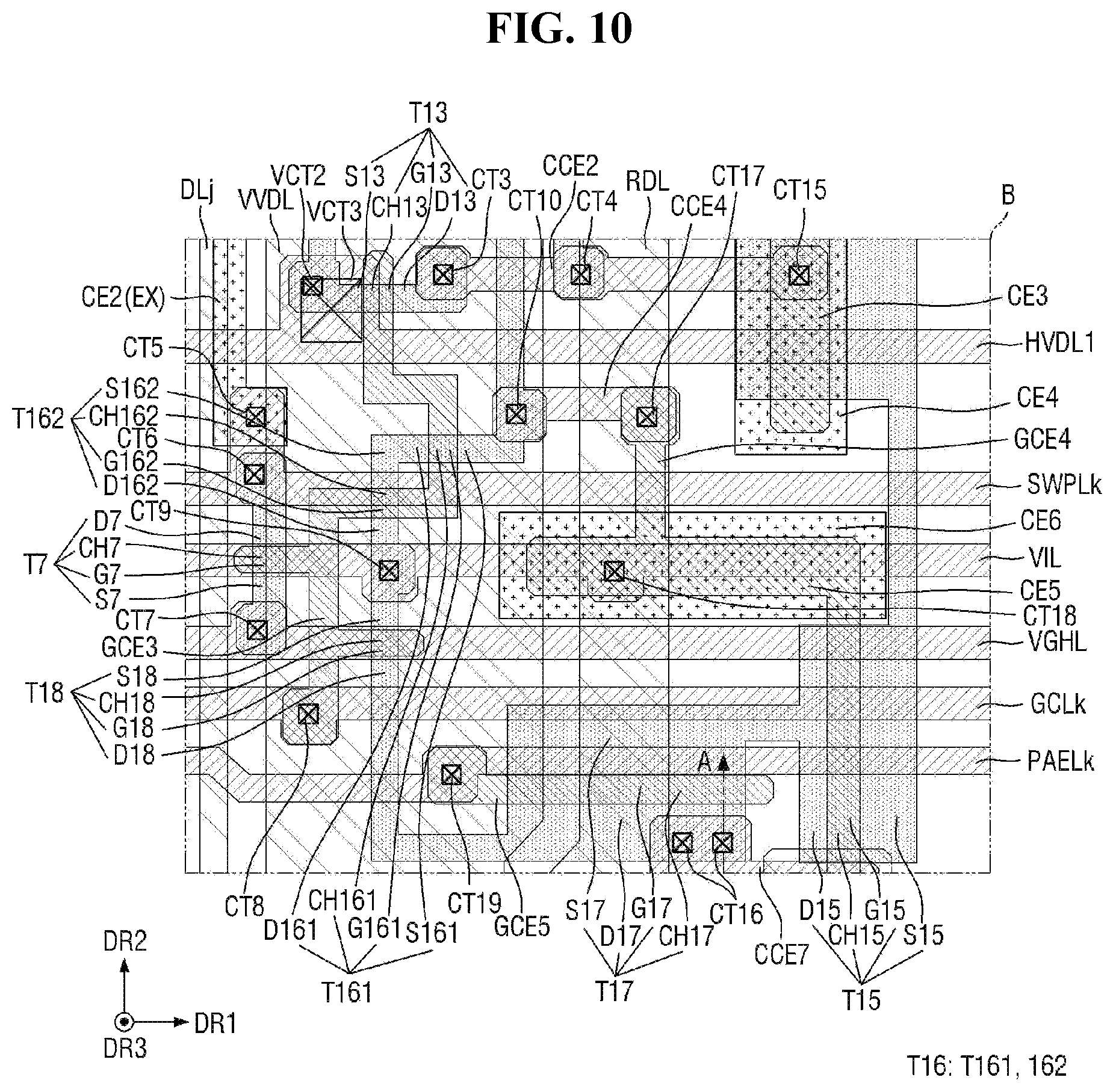 Patent US12588337 Figure 10 – Display device and tiled display device