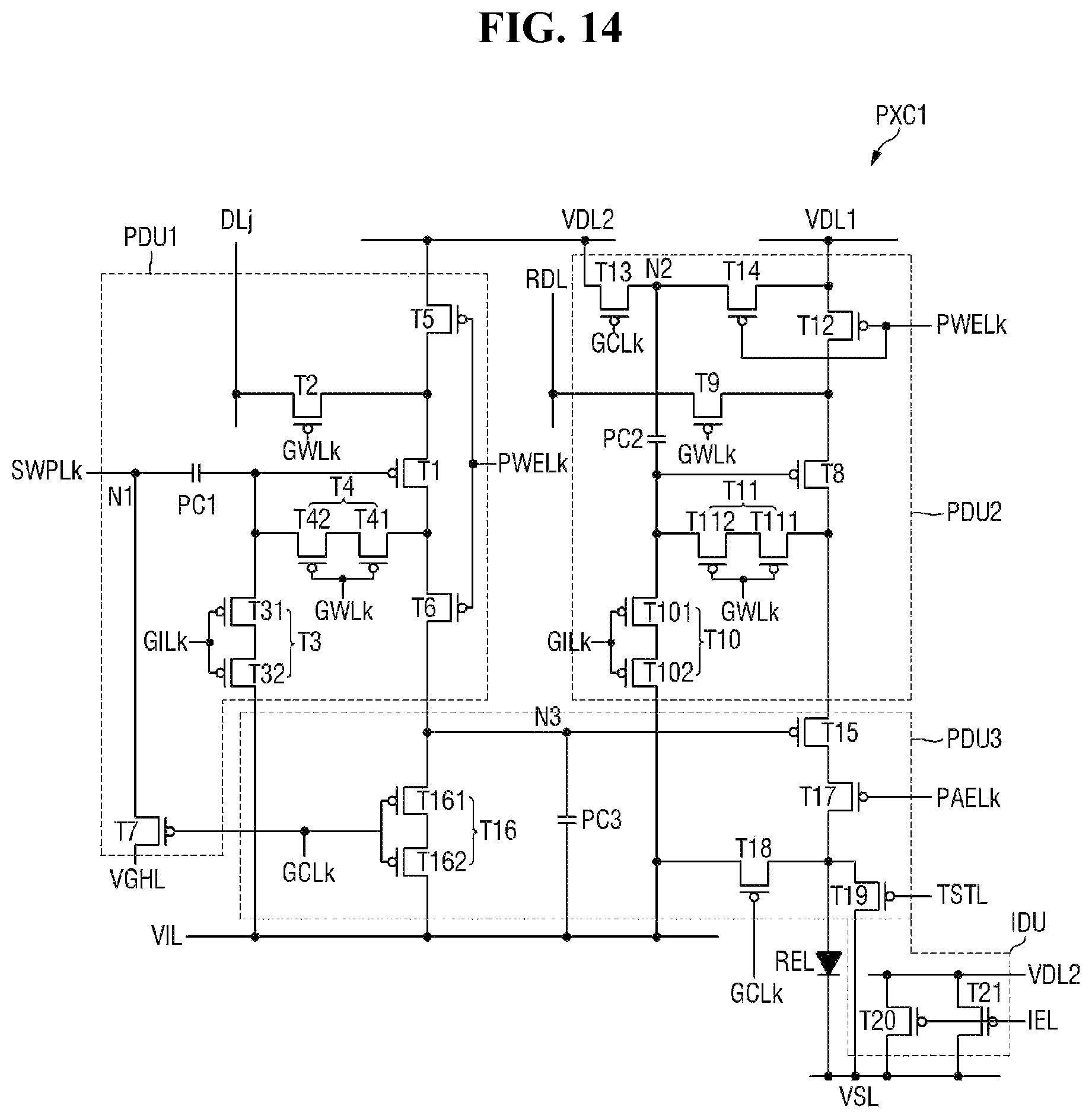 Patent US12588337 Figure 14 – Display device and tiled display device