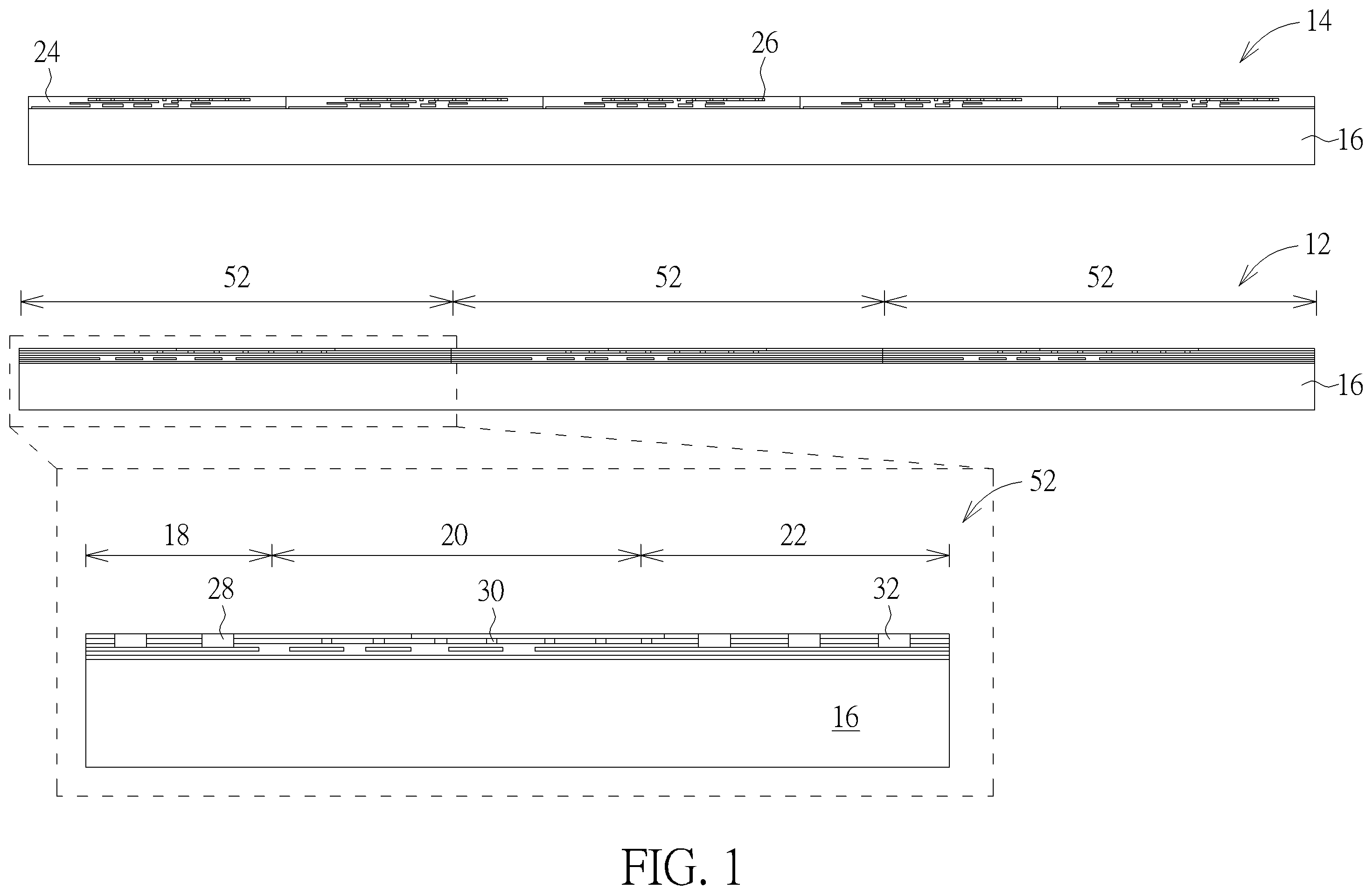 Patent US12588338 — Micro display device and method for fabricating the same — Figure 1