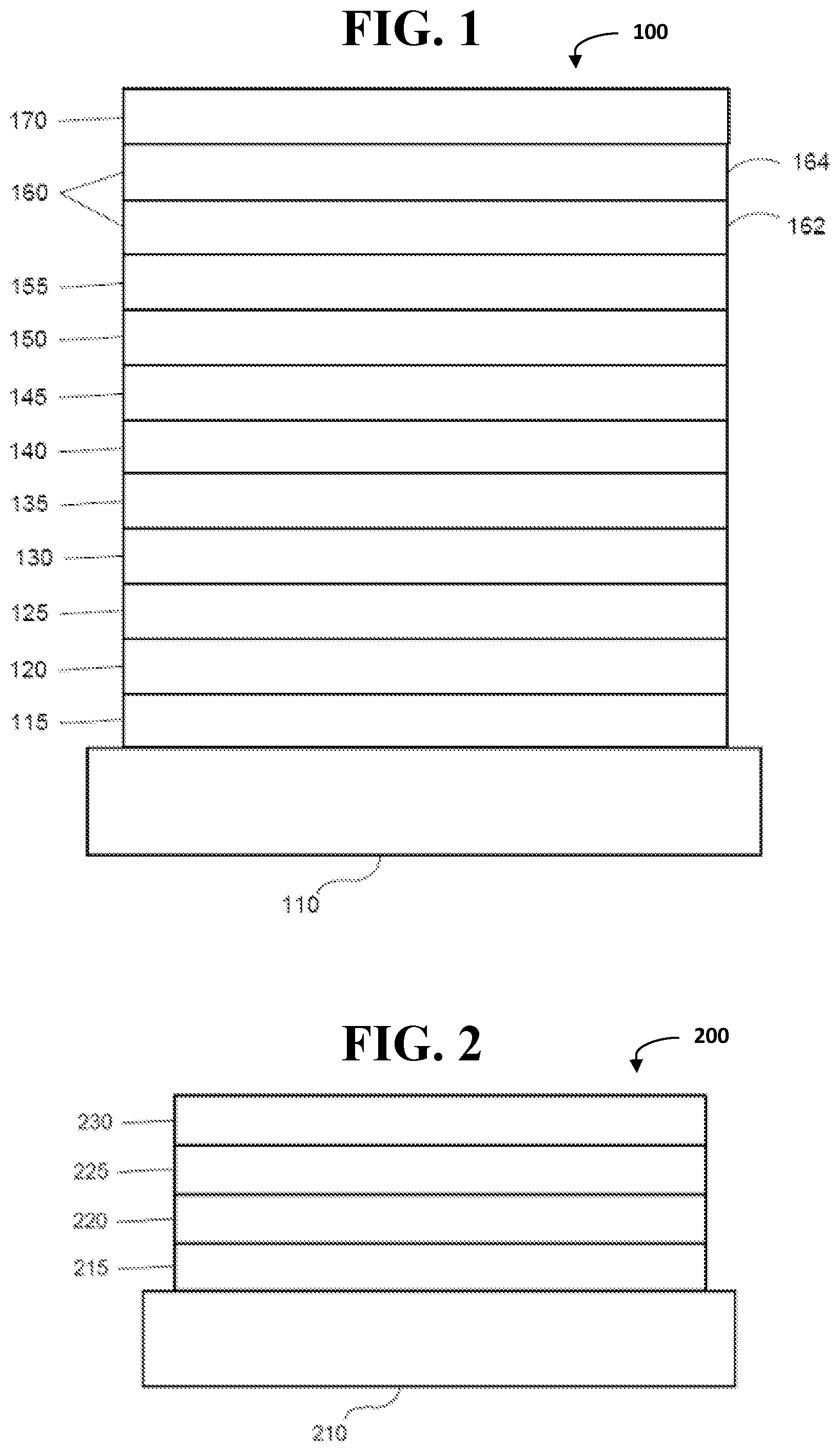 Patent US12588352 — Energy levels and device structures for plasmonic OLEDs — Figure 1