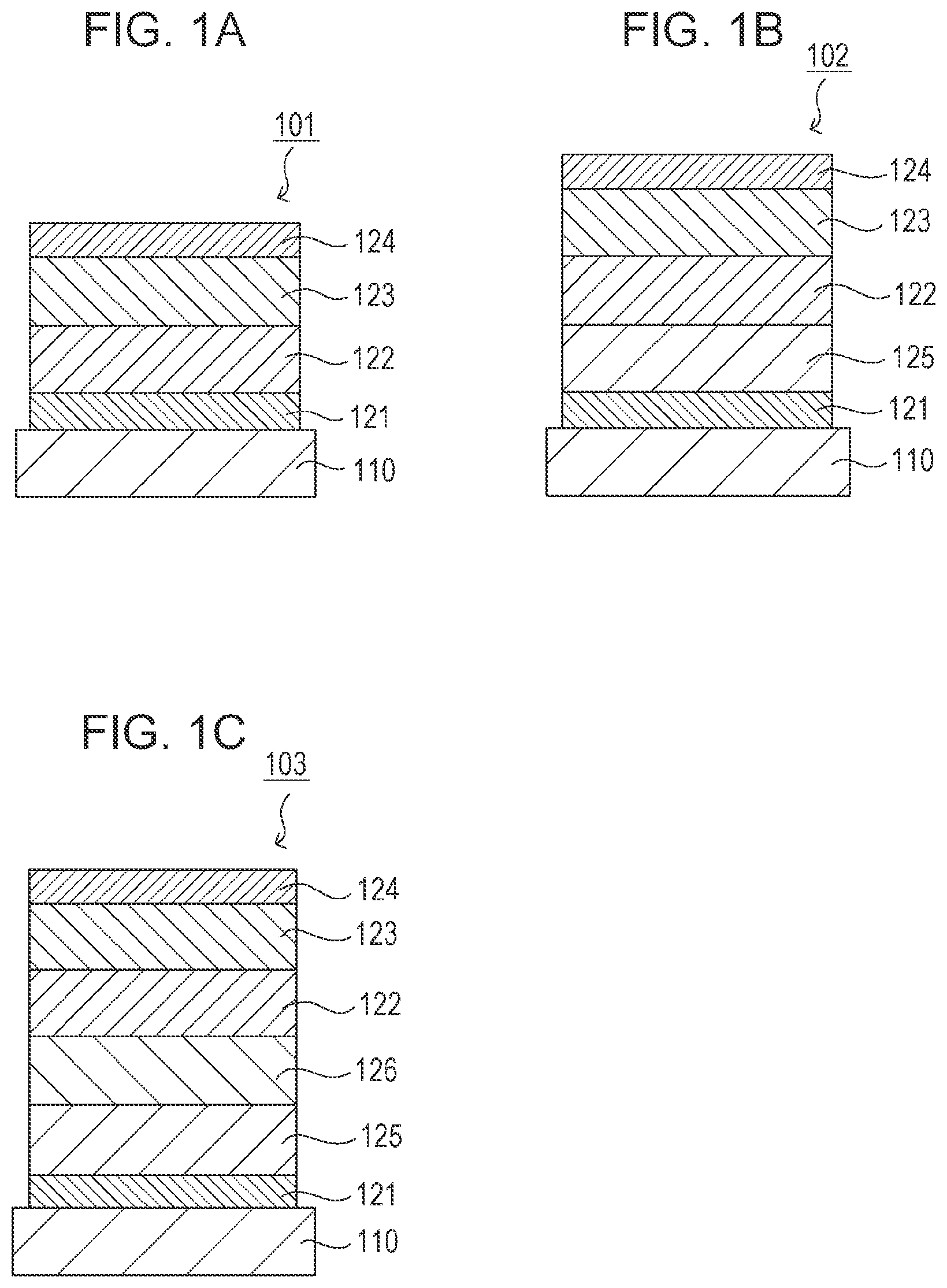 Patent US12588355 — Organic light-emitting element, display apparatus, photoelectric conversion apparatus, electronic equipment, lighting apparatus, moving body, and exposure light source — Figure 1