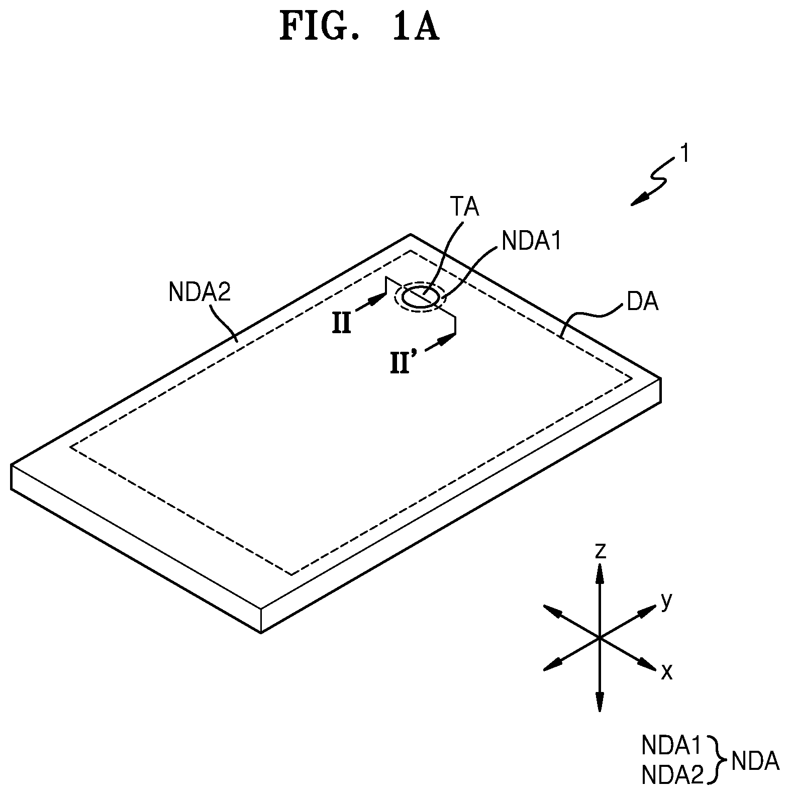Patent US12588359 — Display panel and electronic apparatus including the same — Figure 1
