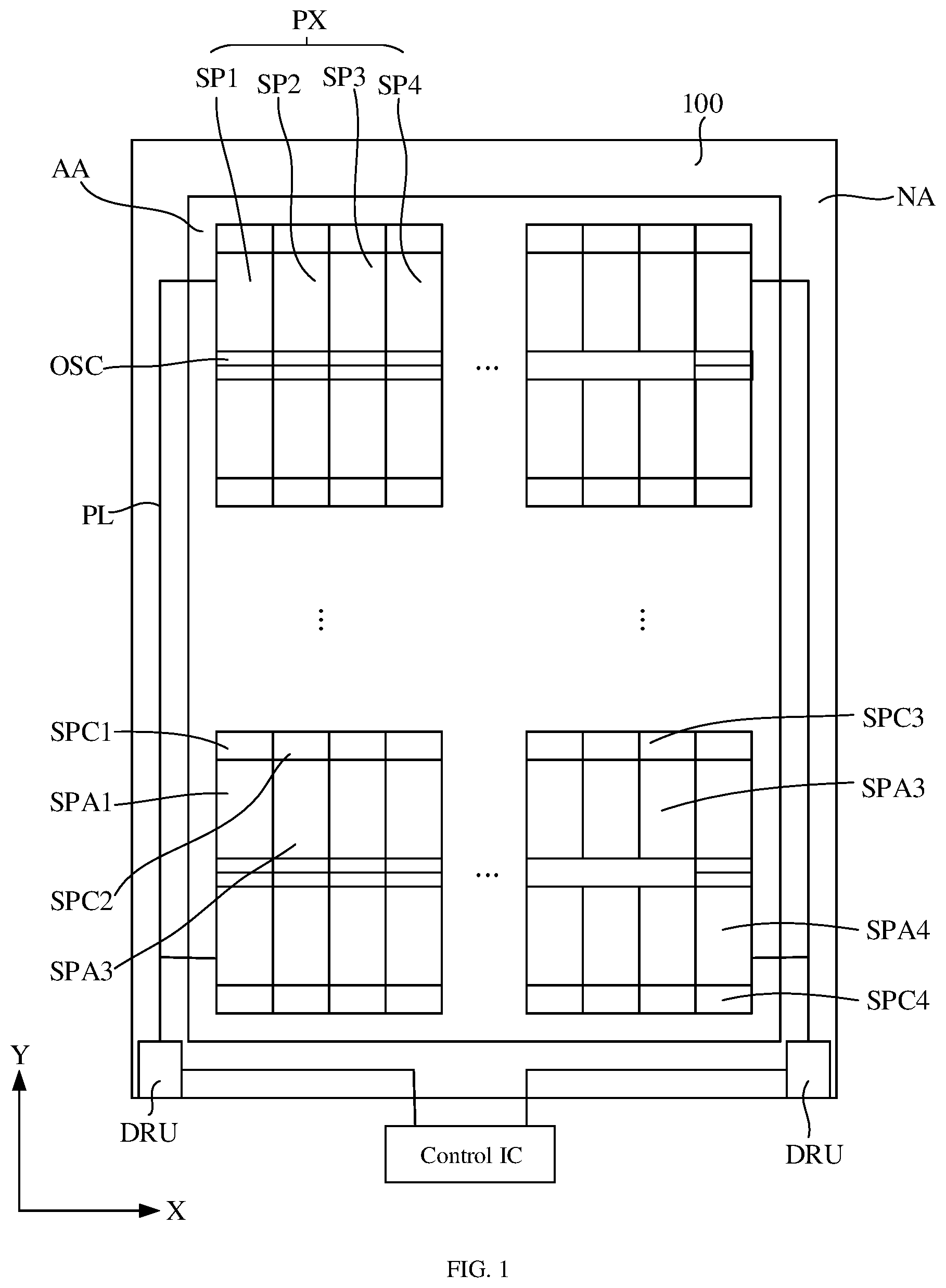 Patent US12588360 Figure 1 – Display substrate and display device