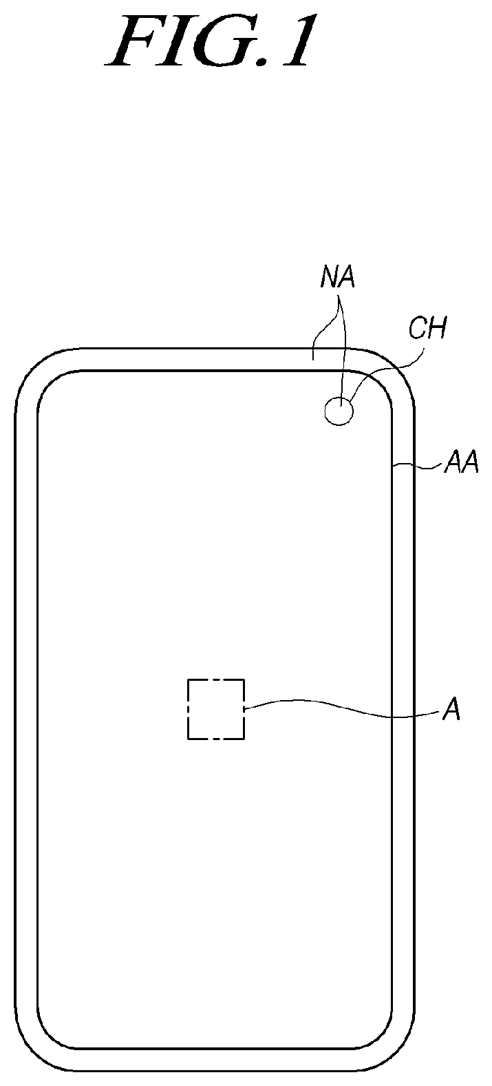 Patent US12588387 Figure 1 – Display apparatus