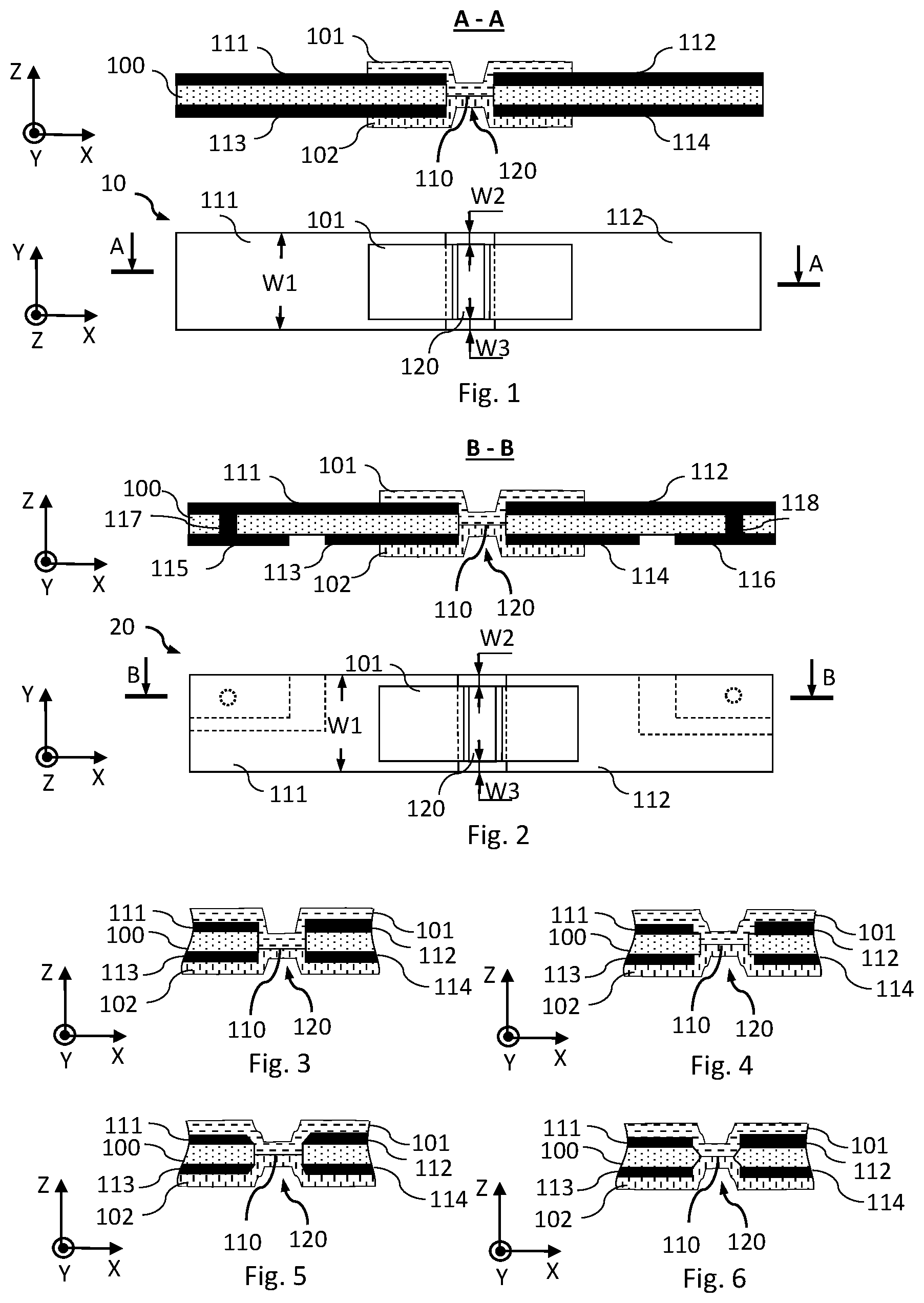Patent US12588412 Figure 1 – Thermoelectric element, thermoelectric generator, peltier element, peltier cooler, and methods manufacturing thereof