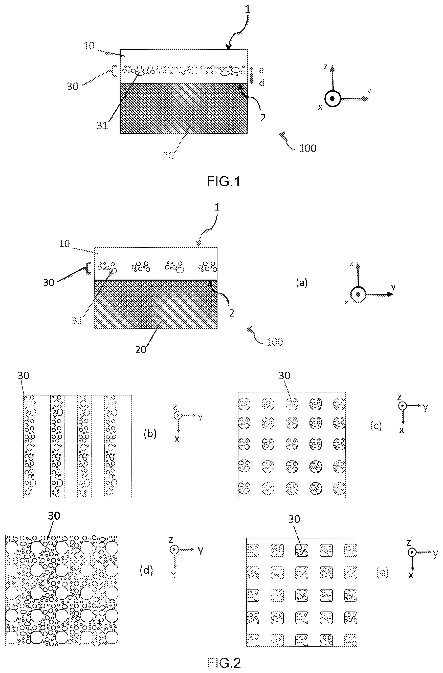 Patent US12588414 — Hybrid structure for a surface acoustic wave device — Figure 1