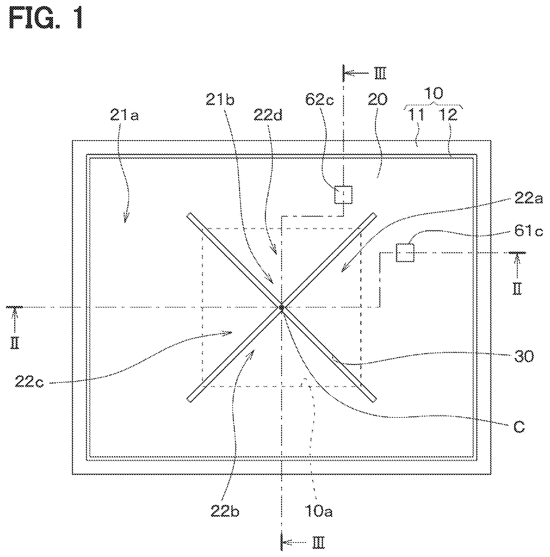 Patent US12588417 — Piezoelectric element — Figure 1