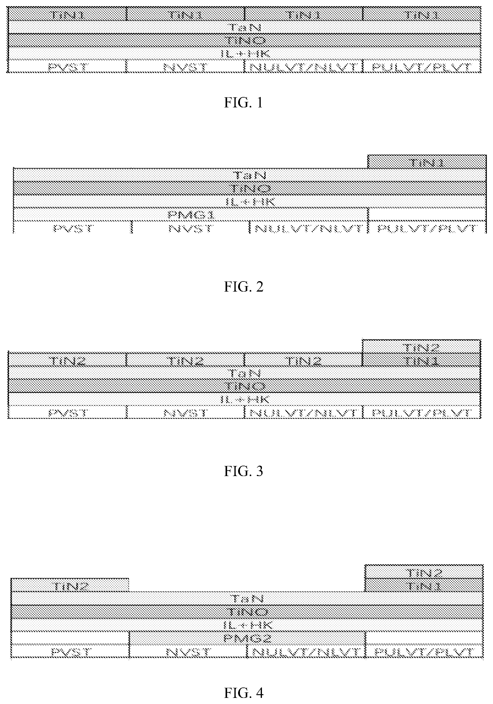 Patent US12588442 — Method for fabricating multiple work function layers — Figure 1
