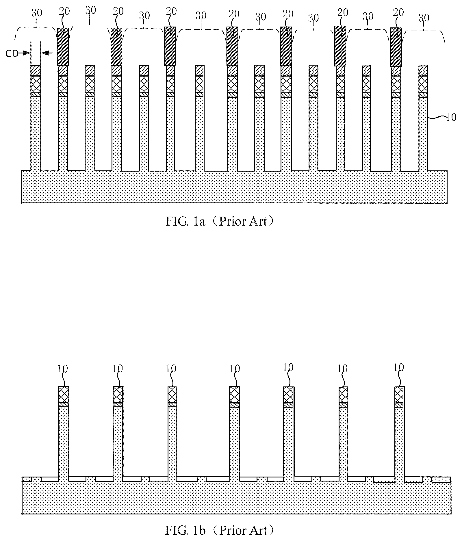 Patent US12588449 — Semiconductor fin structure cut process — Figure 1