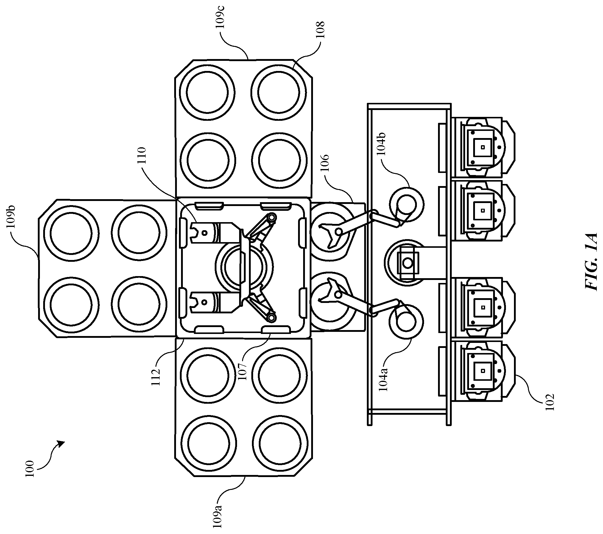 Patent US12588451 — Bottom purge for semiconductor processing system — Figure 1