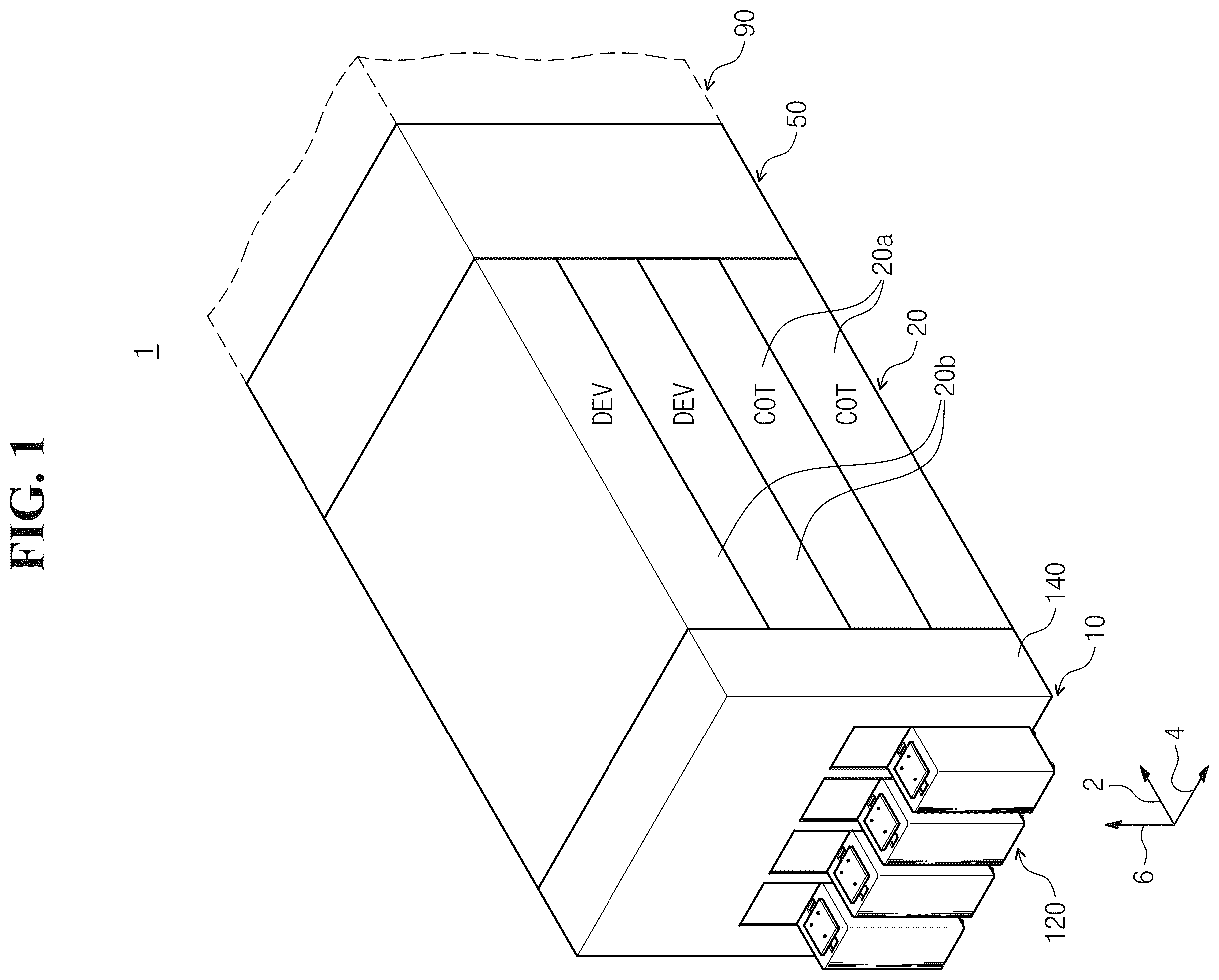 Patent US12588453 — Apparatus for treating substrate and related manufacturing method — Figure 1
