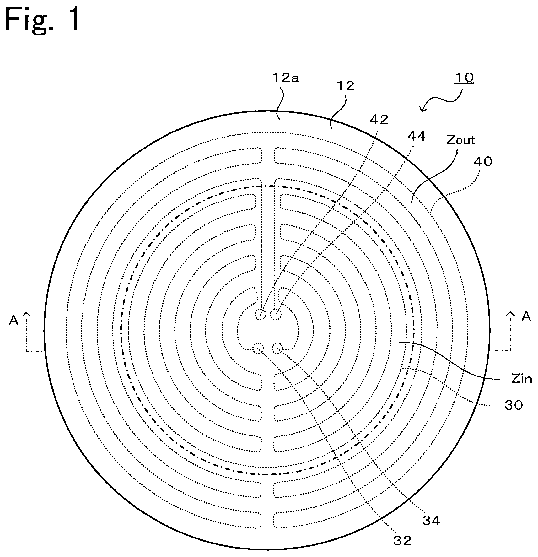 Patent US12588454 — AlN ceramic substrate and heater for semiconductor manufacturing apparatus — Figure 1