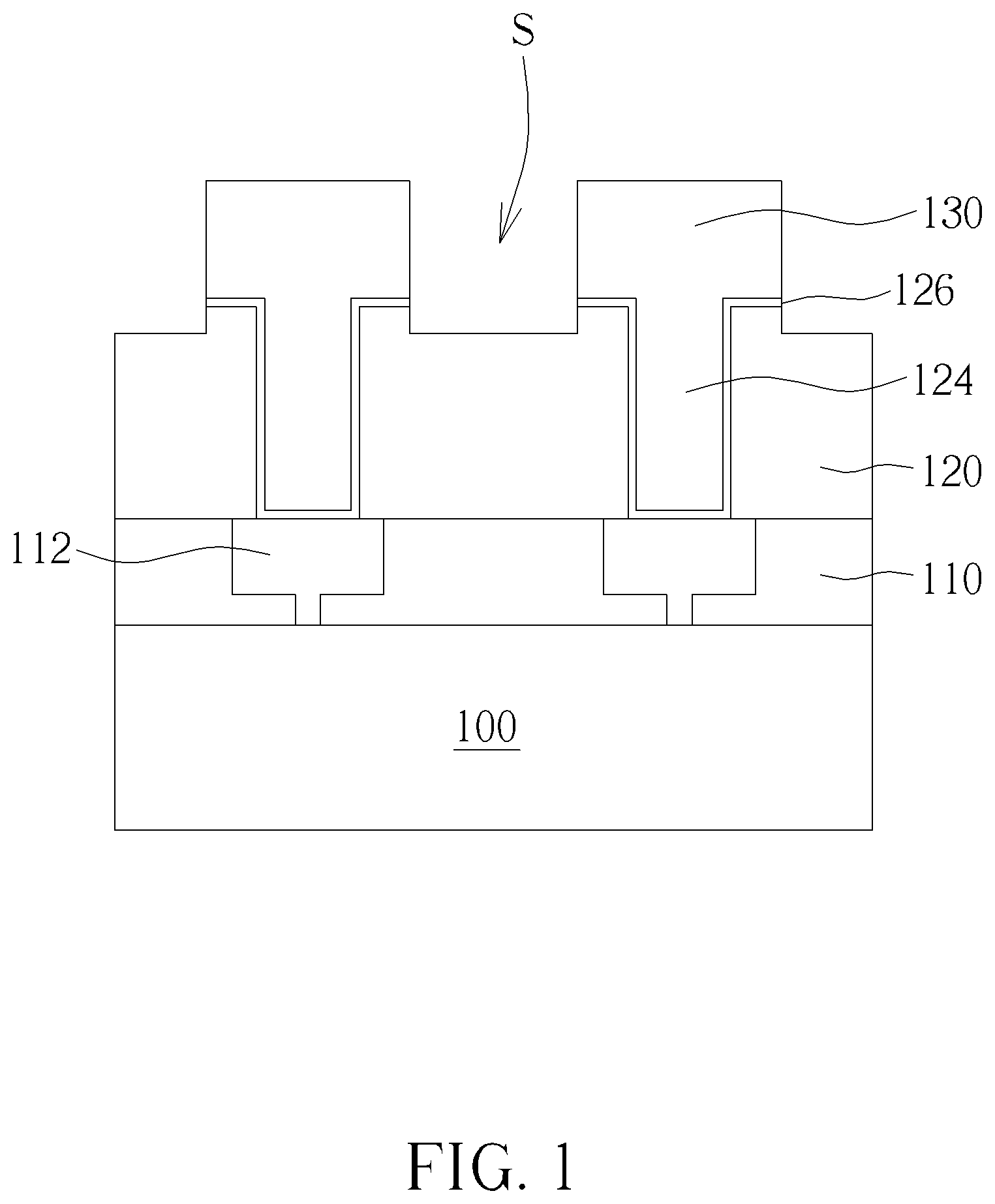 Patent US12588462 Figure 1 – Semiconductor structure and fabrication method thereof