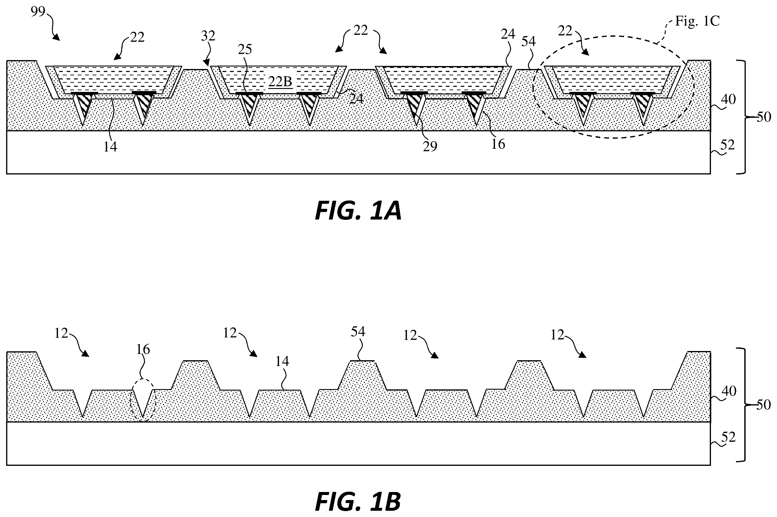Patent US12588471 — Micro-device substrate structures with posts and indentations — Figure 1
