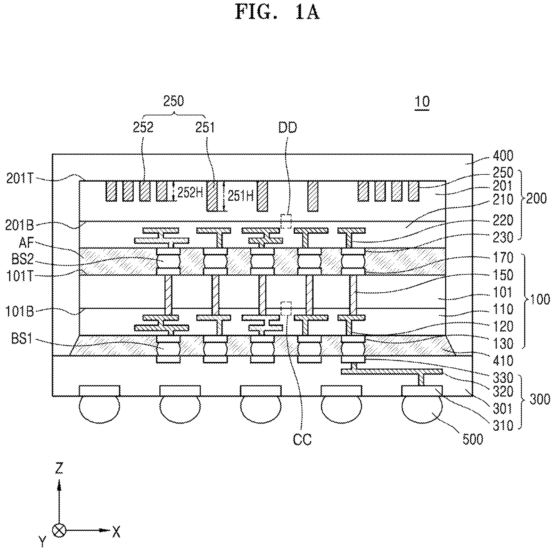 Patent US12588500 — Semiconductor package — Figure 1