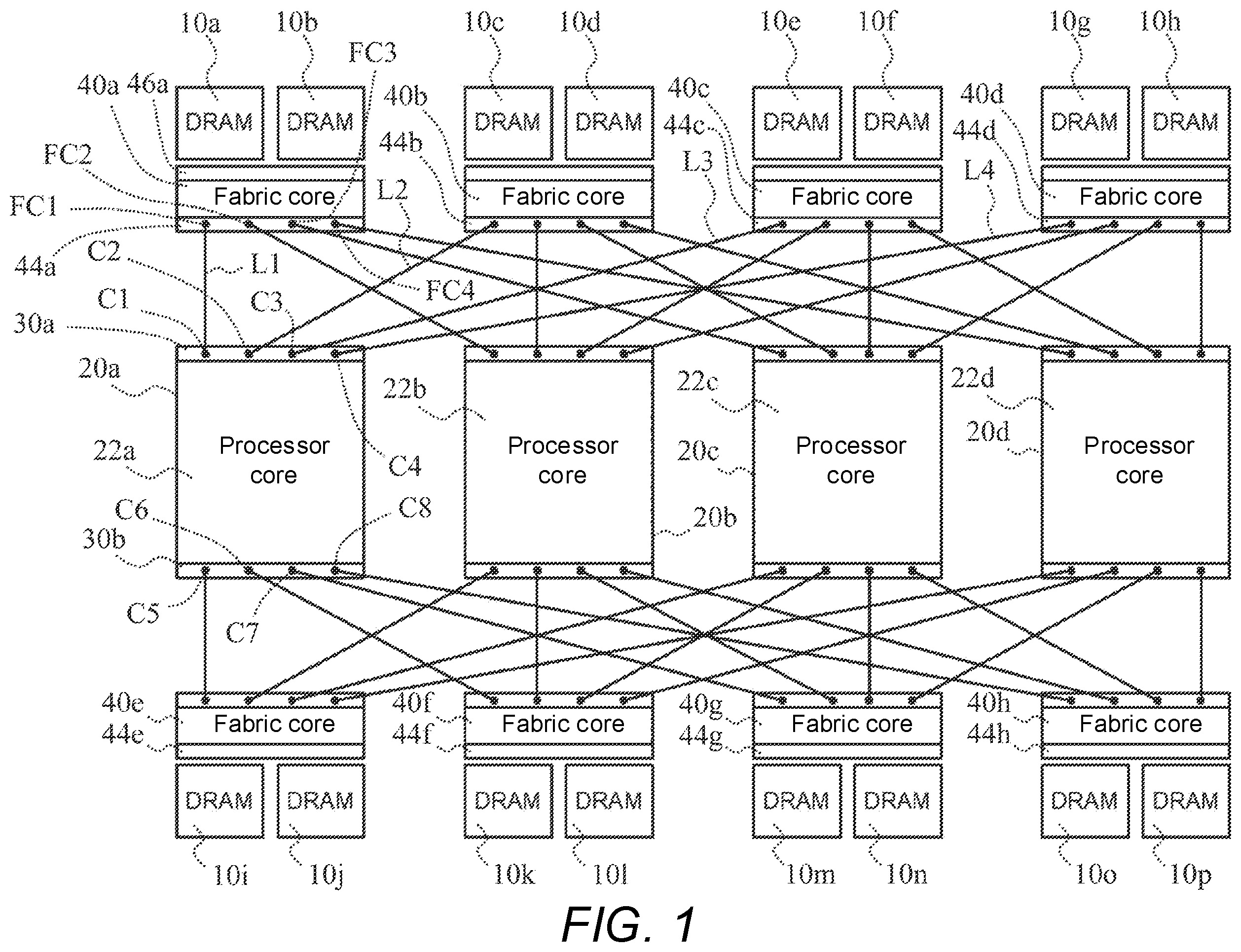 Patent US12588501 — Heatsink for a memory and routing module — Figure 1