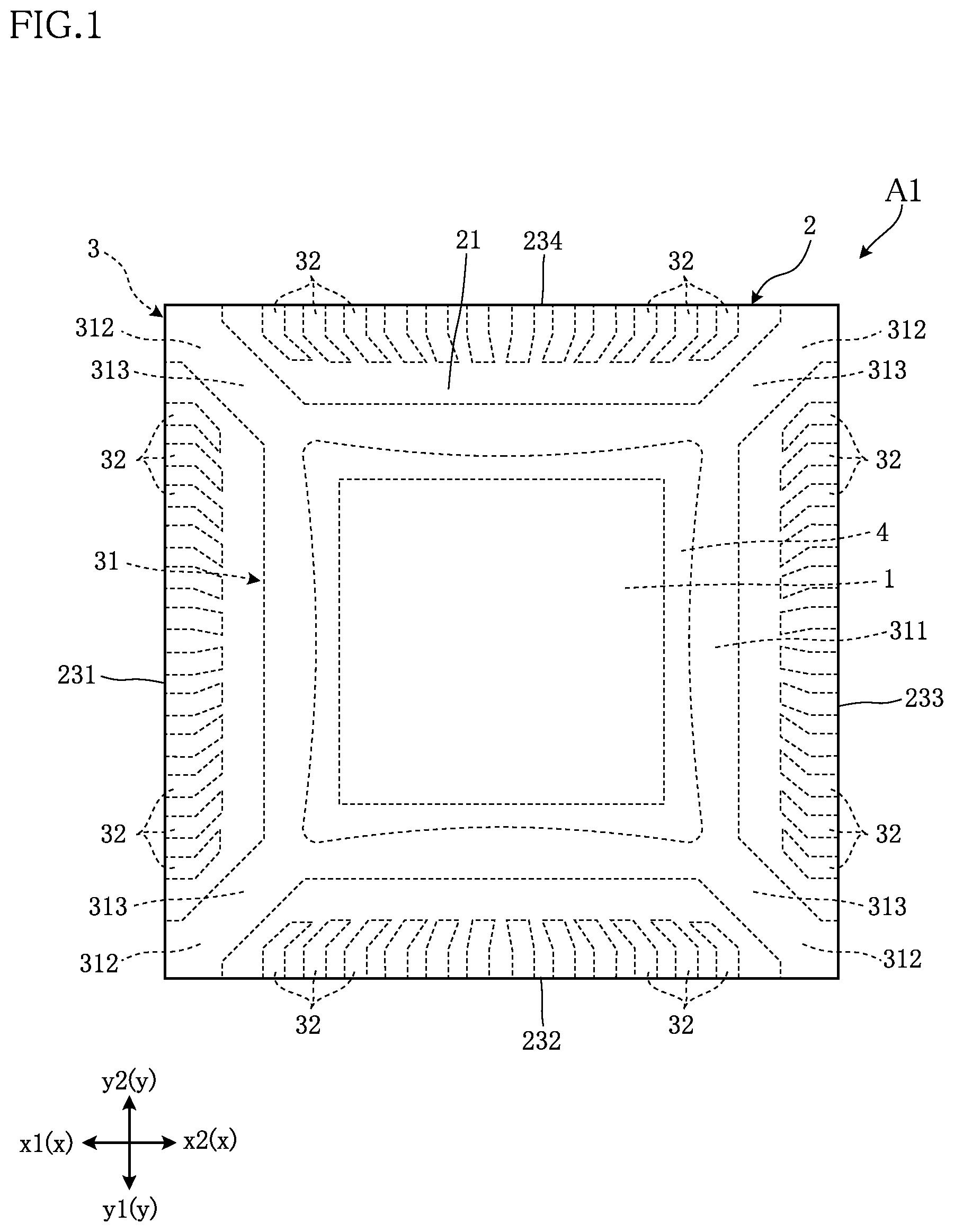 Patent US12588520 — Electronic device and method for manufacturing electronic device — Figure 1