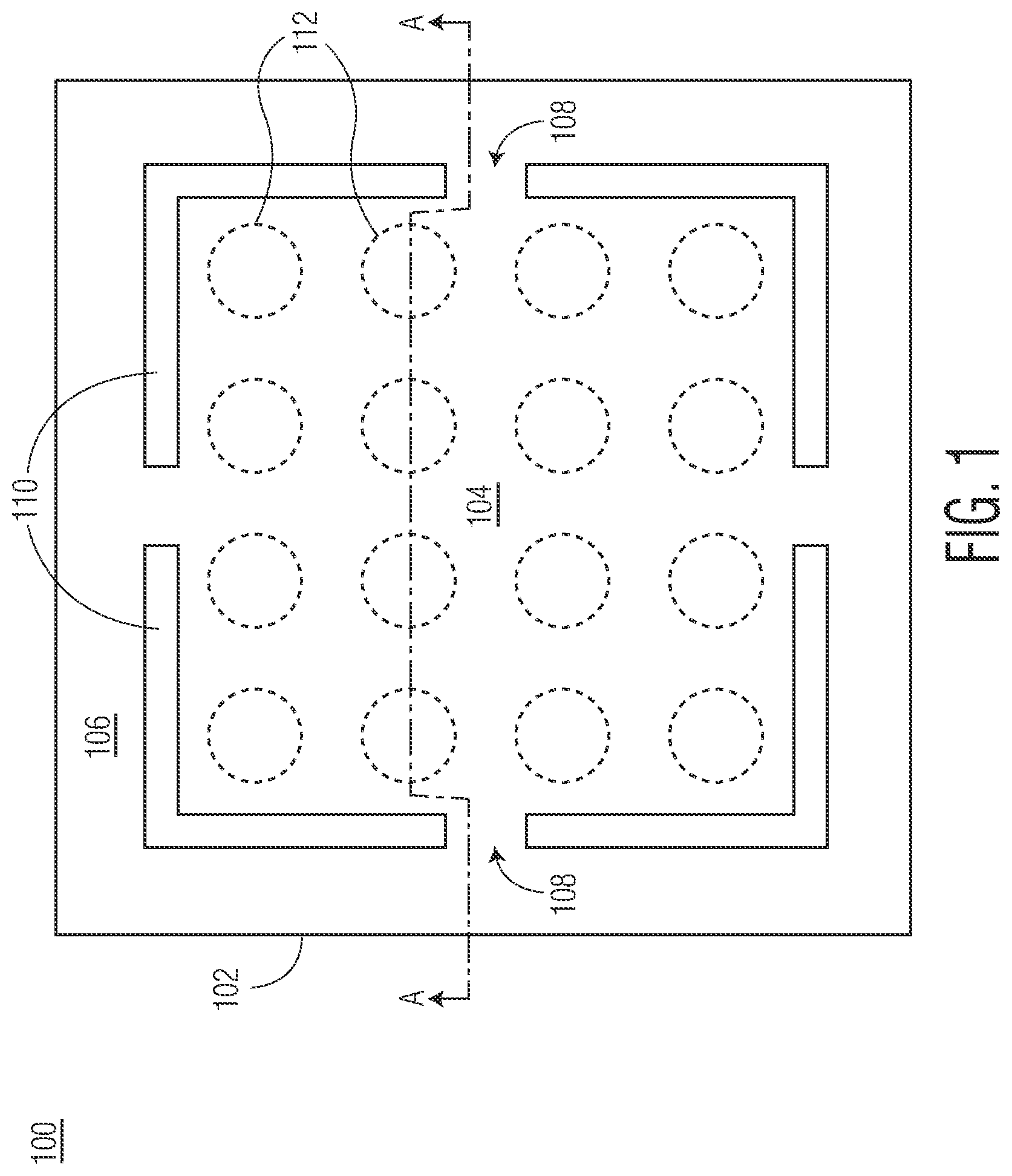 Patent US12588535 — Semiconductor device having dismantlable structure and method therefor — Figure 1