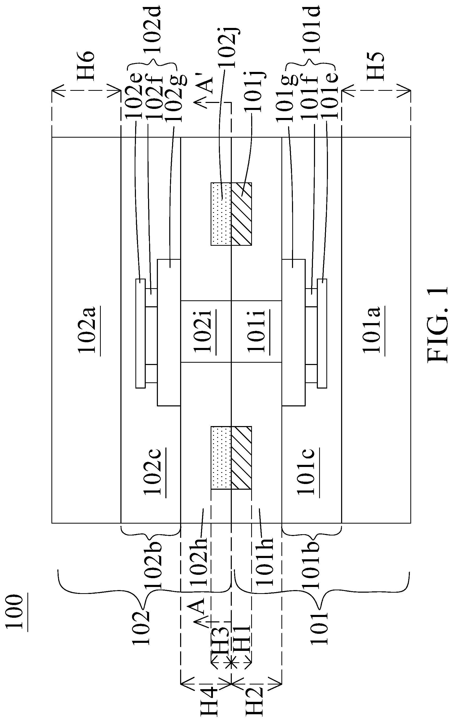 Patent US12588540 — Semiconductor structure having dummy conductive member and manufacturing method thereof — Figure 1