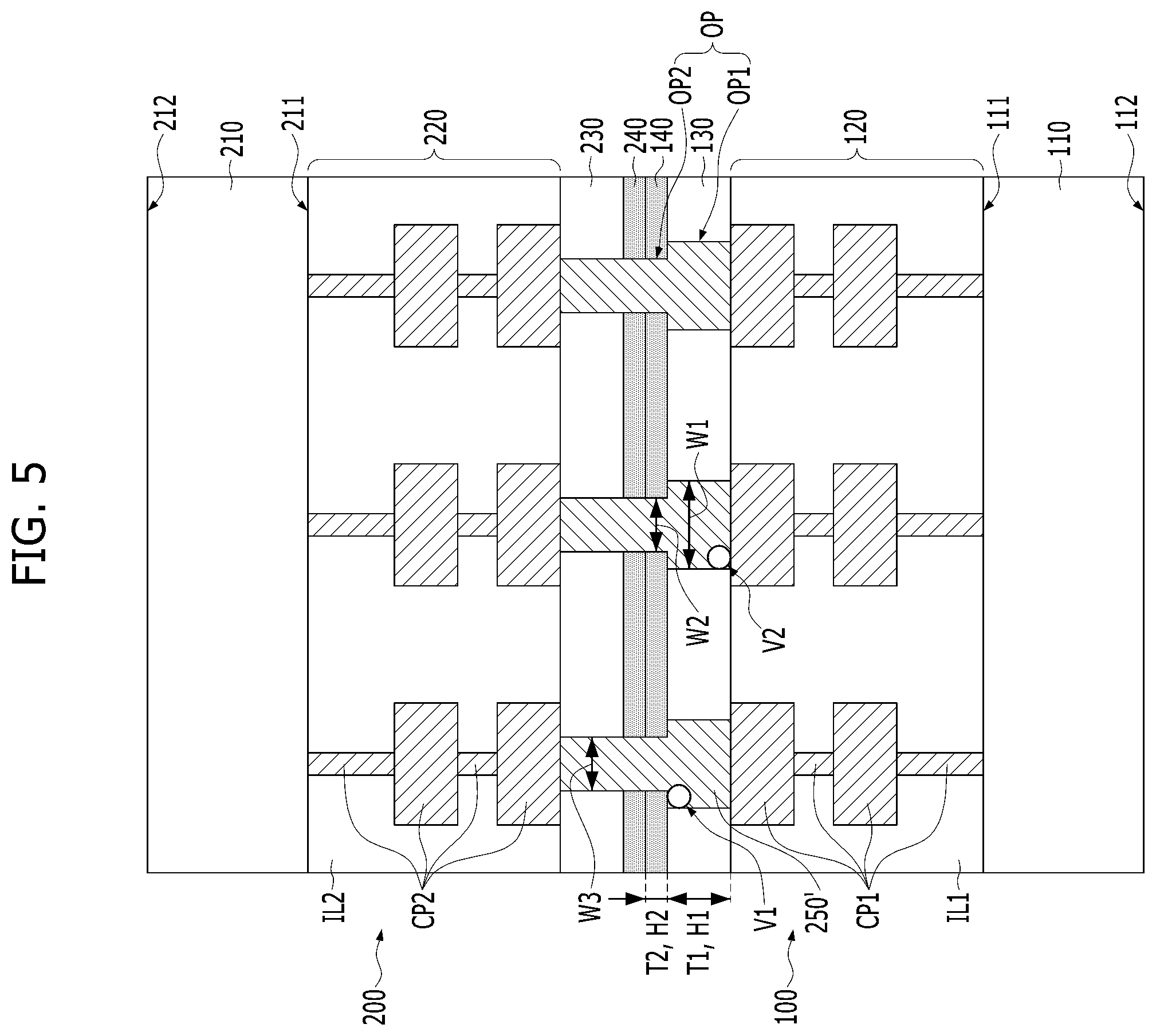 Patent US12588565 Figure 7 – Semiconductor device including bonding pads and method for fabricating the same