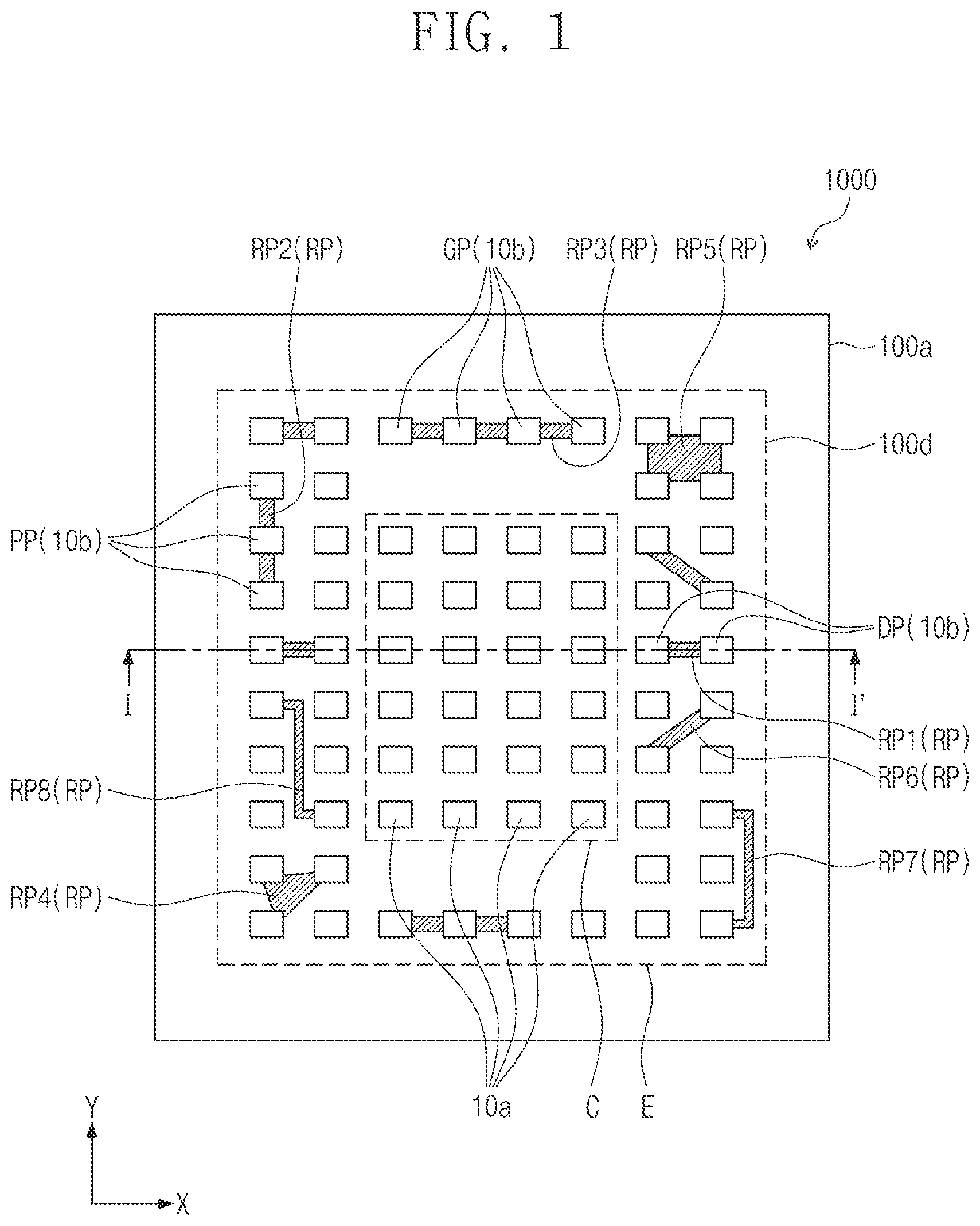Patent US12588568 — Semiconductor package — Figure 1