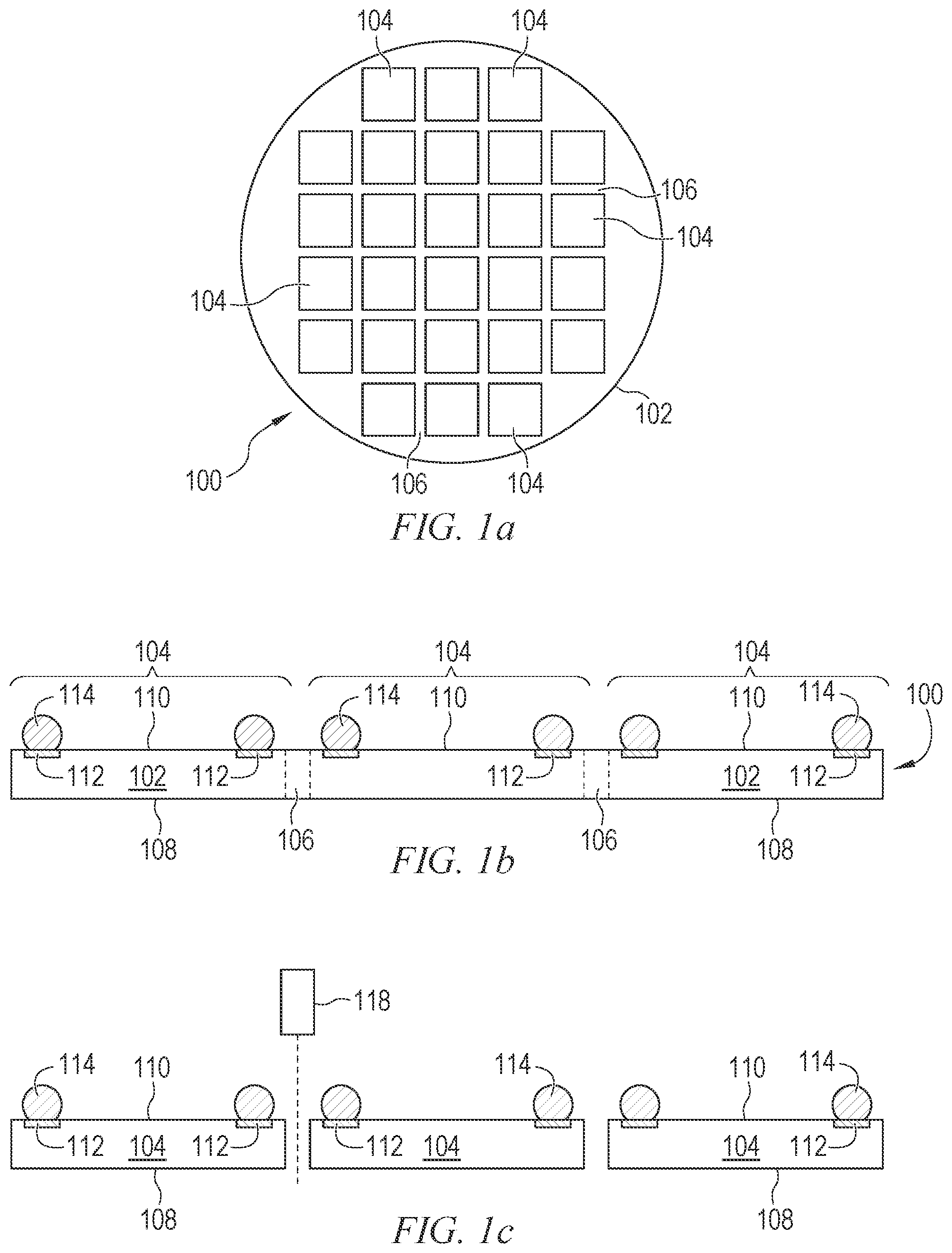Patent US12588572 Figure 1 – Semiconductor device and method of forming fine pitch conductive posts with graphene-coated cores