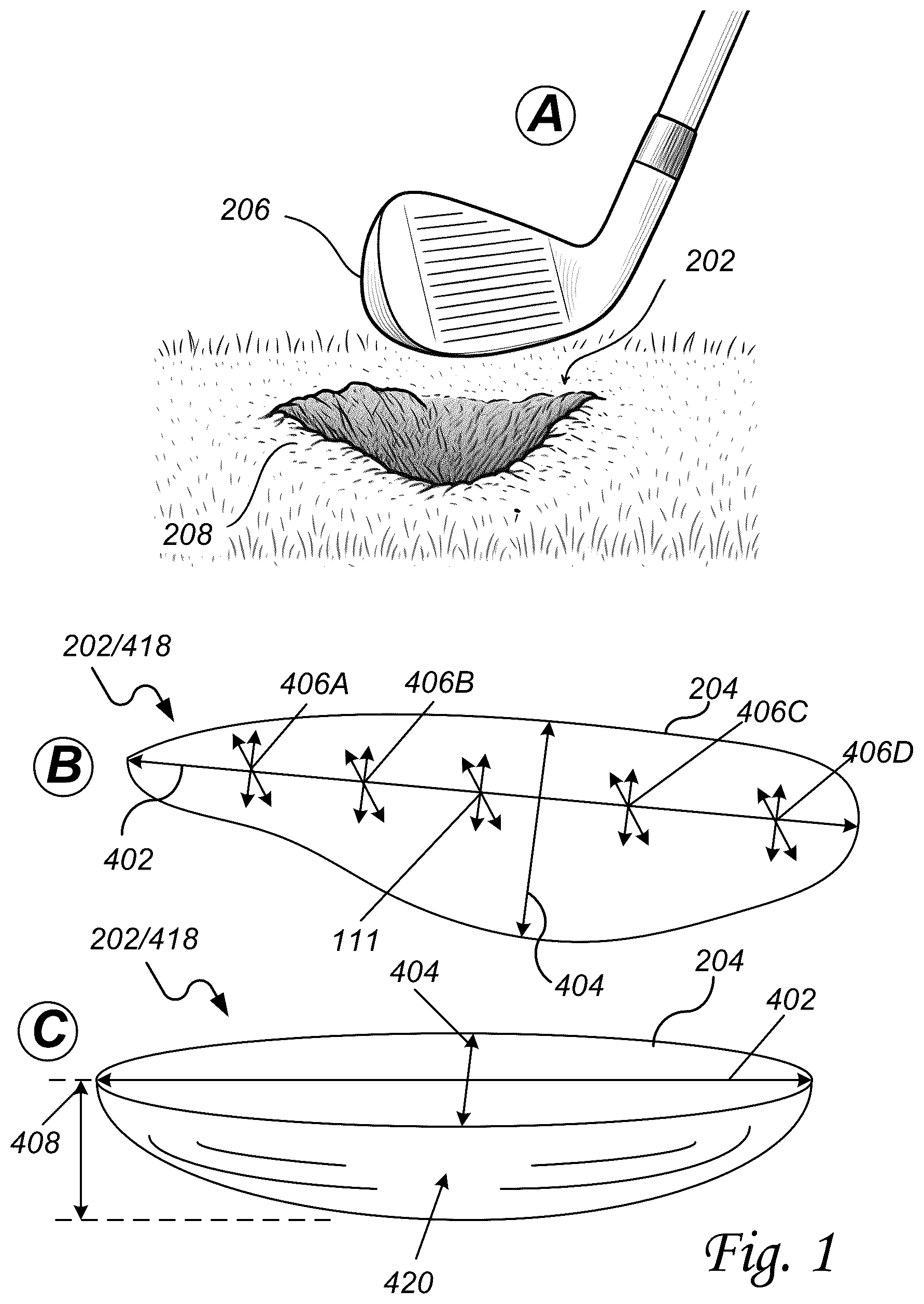 Patent US12588576 — Intelligent turf maintenance system for divot detection and repair — Figure 1