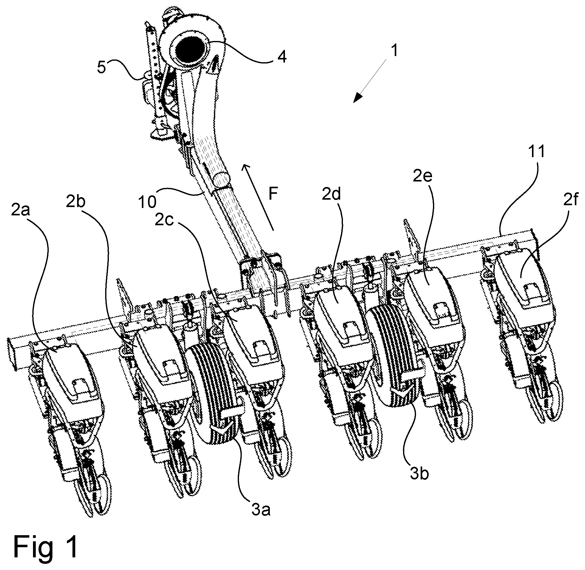 Patent US12588581 — Furrow opener, row unit and agricultural implement, and method of manufacturing and assembly thereof — Figure 1