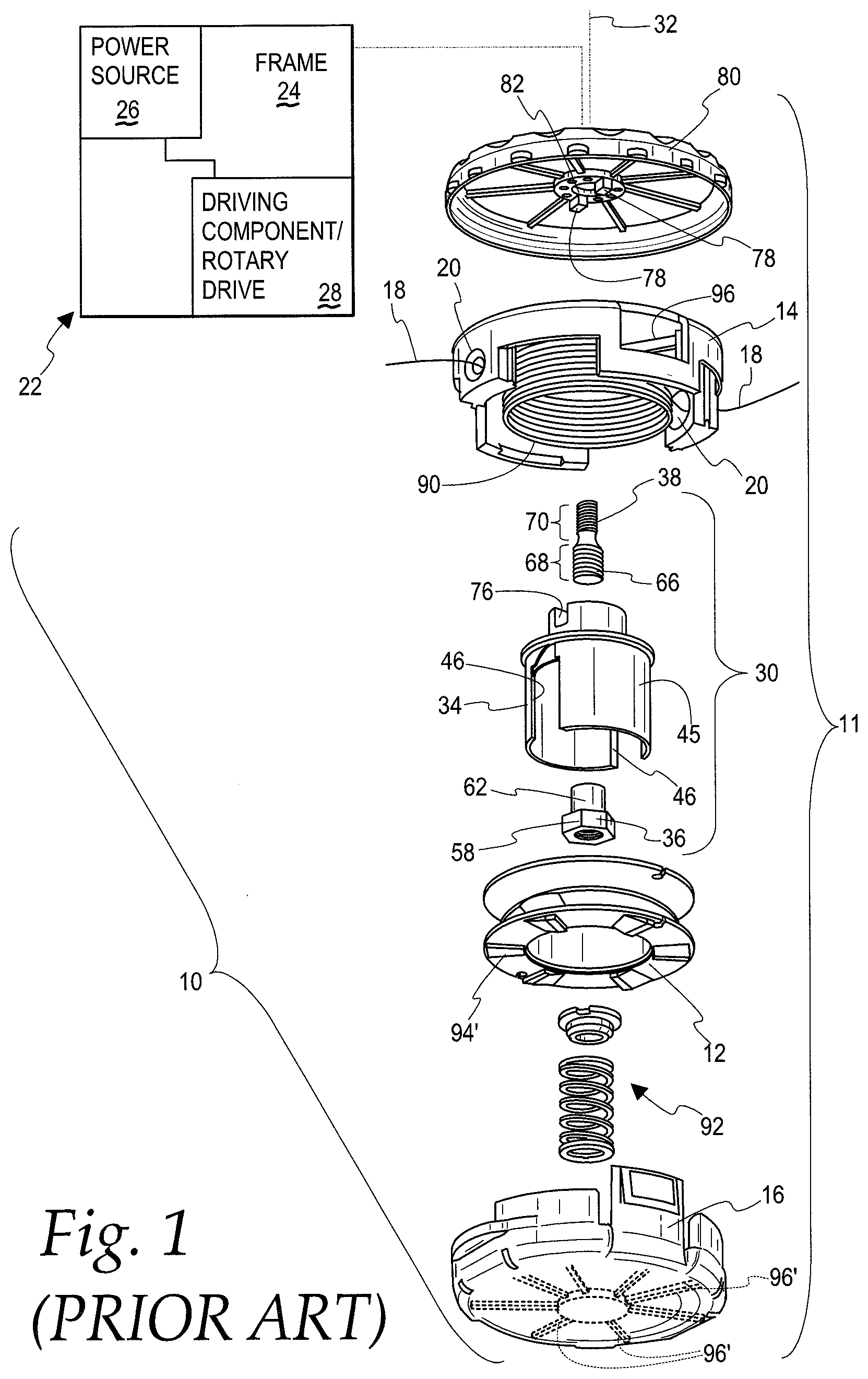 Patent US12588585 — Vegetation cutting apparatus — Figure 1